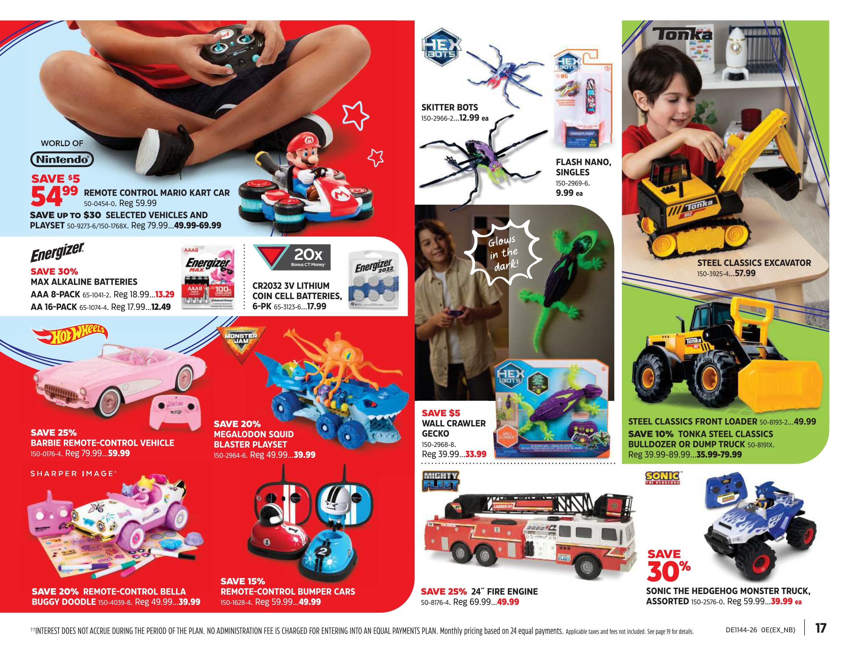 Canadian Tire Toy Guide October 30 to November 19