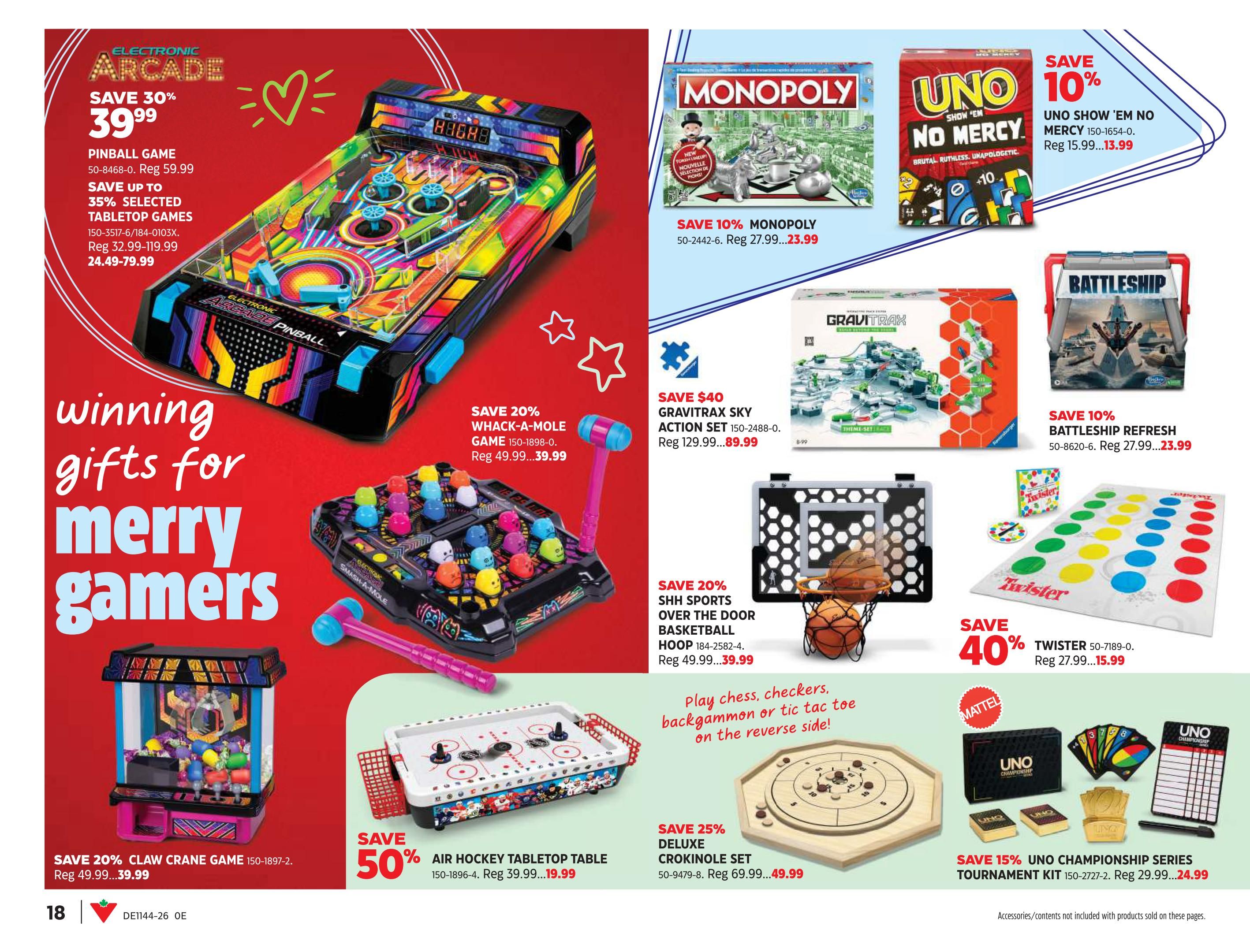 Canadian Tire Toy Guide October 30 to November 19