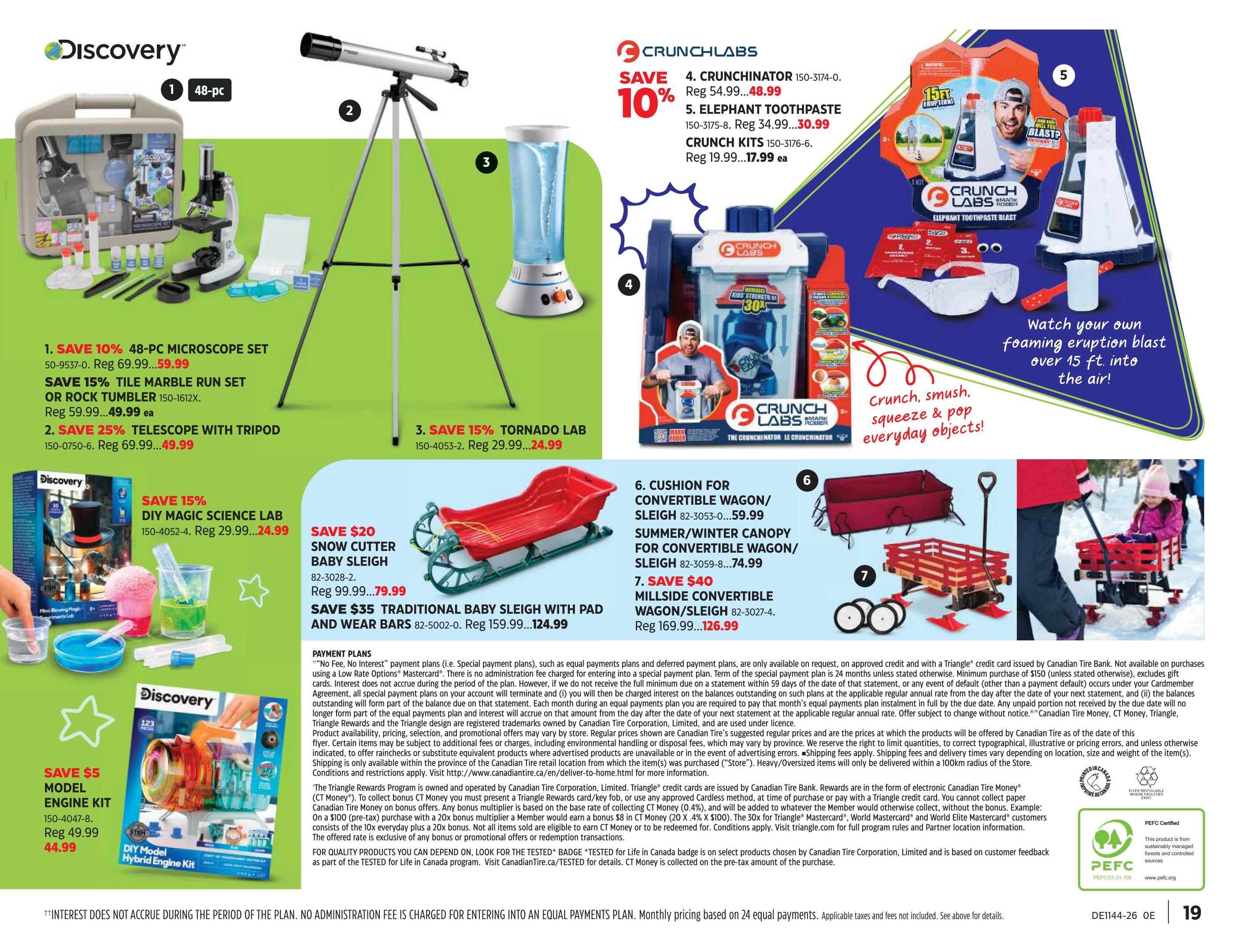 Canadian Tire Toy Guide October 30 to November 19
