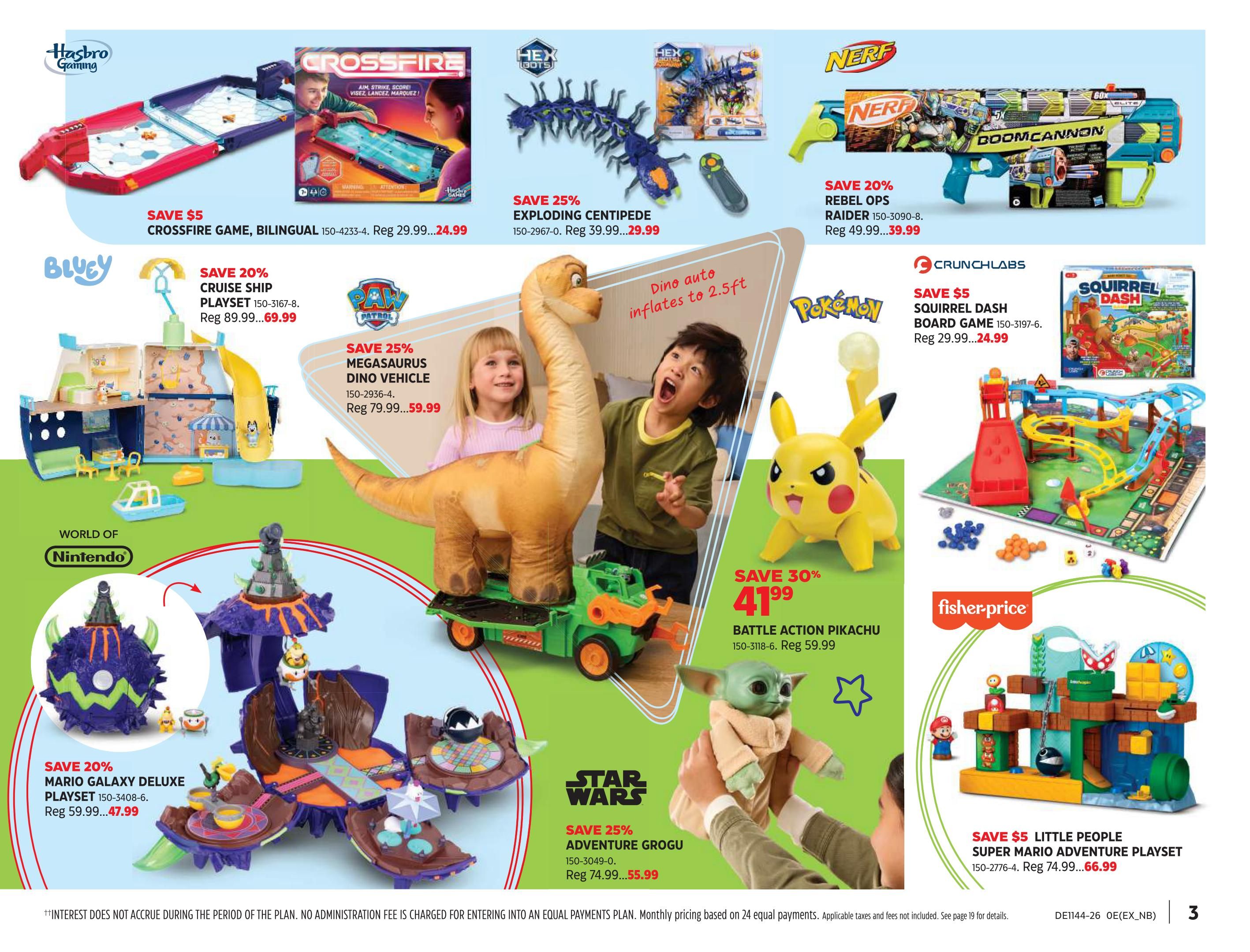 Canadian Tire Toy Guide October 30 to November 19