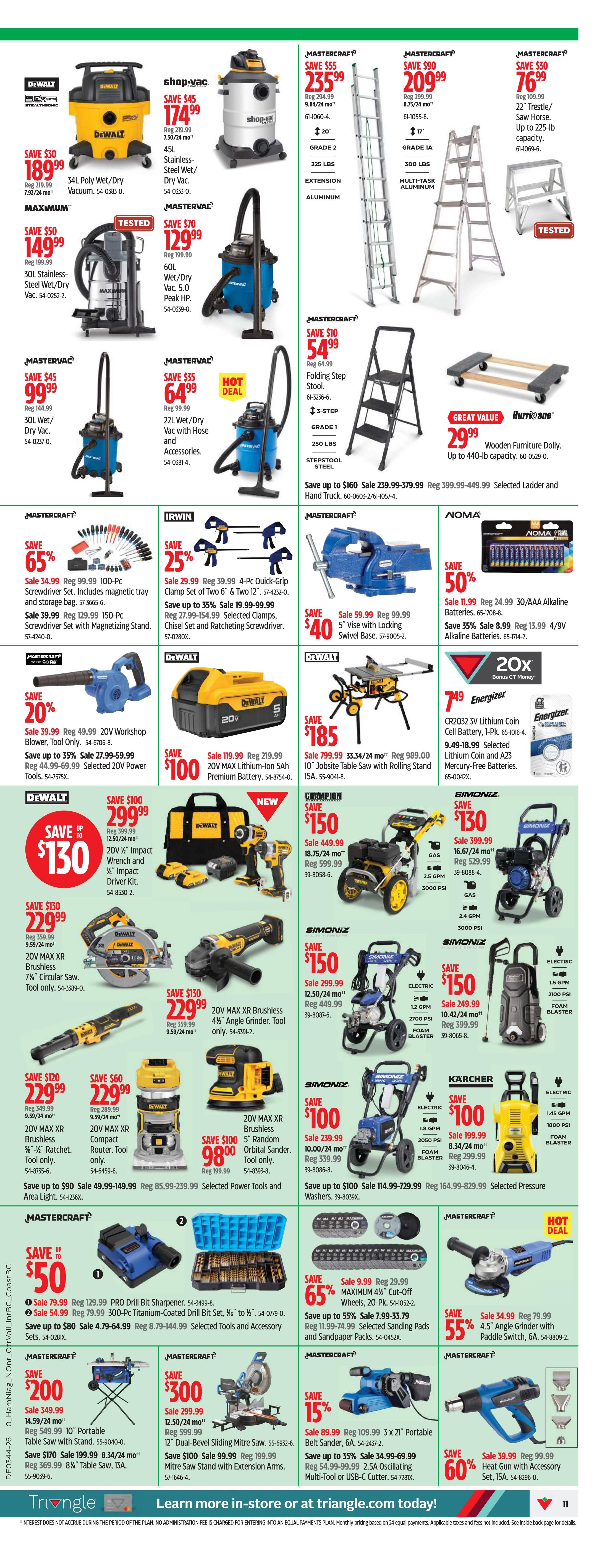 Canadian Tire (West) Flyer October 30 to November 5