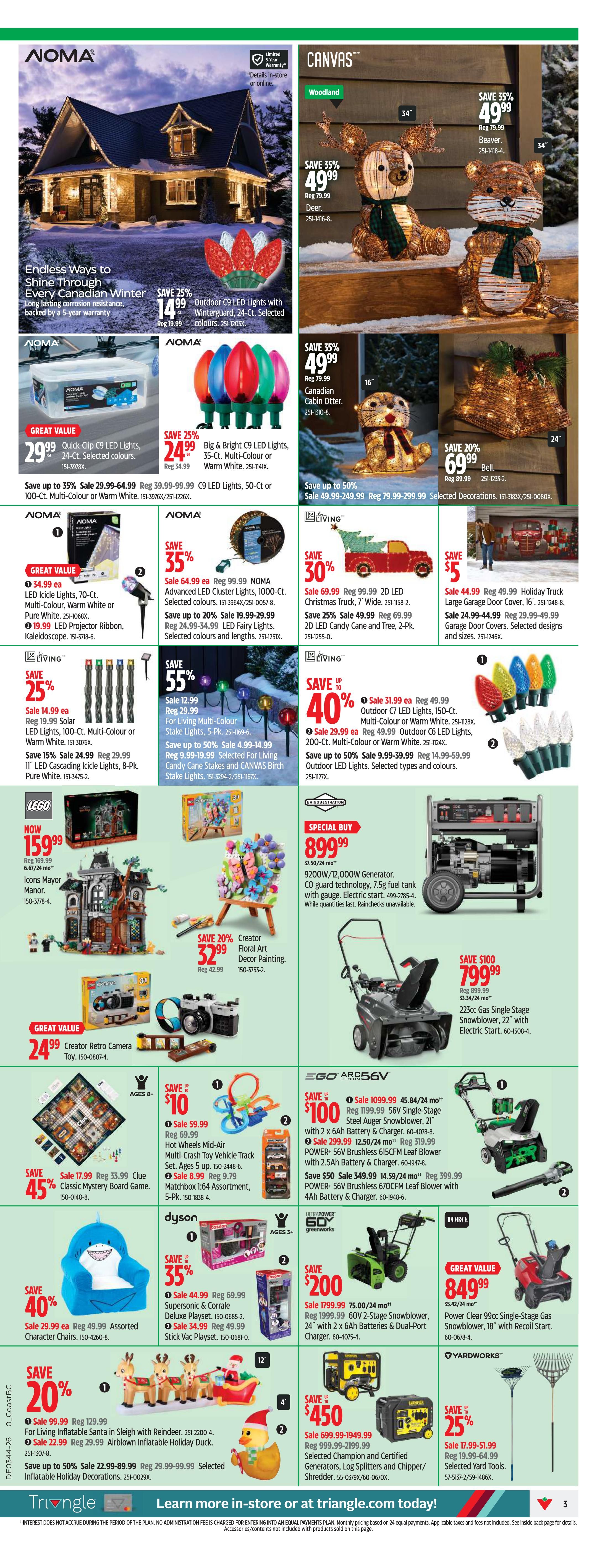 Canadian Tire (West) Flyer October 30 to November 5