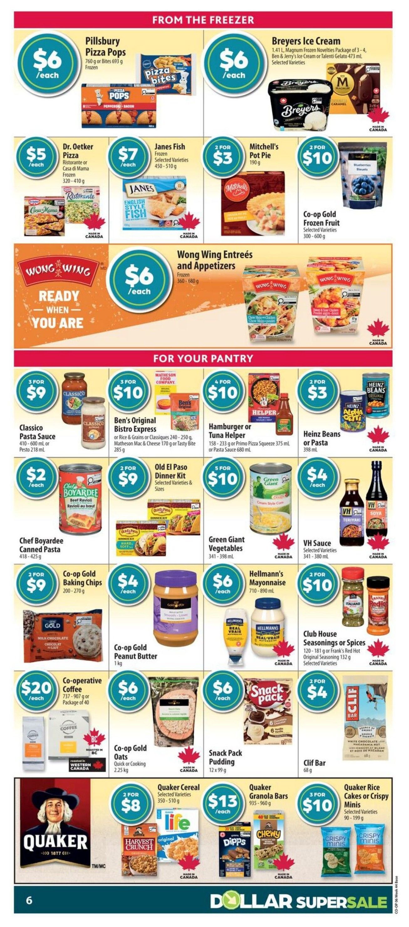 Co-op (West) Food Store Flyer October 29 to November 4