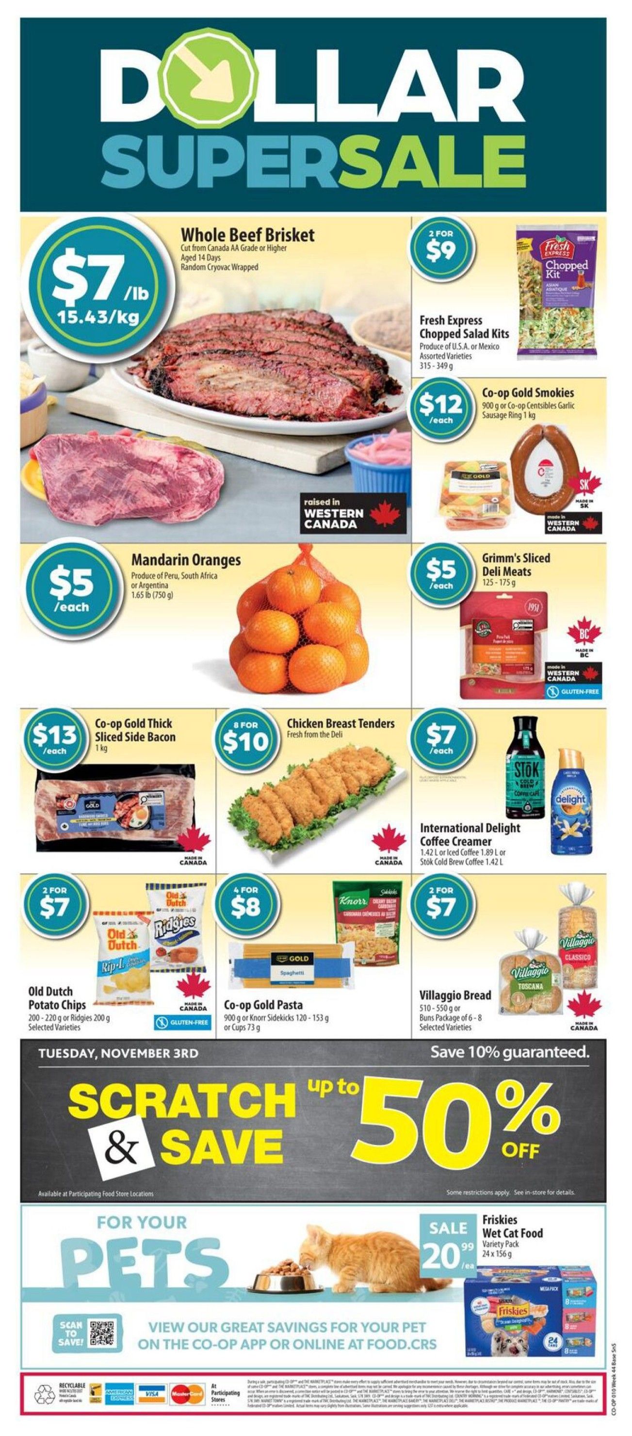Co-op (West) Food Store Flyer October 29 to November 4