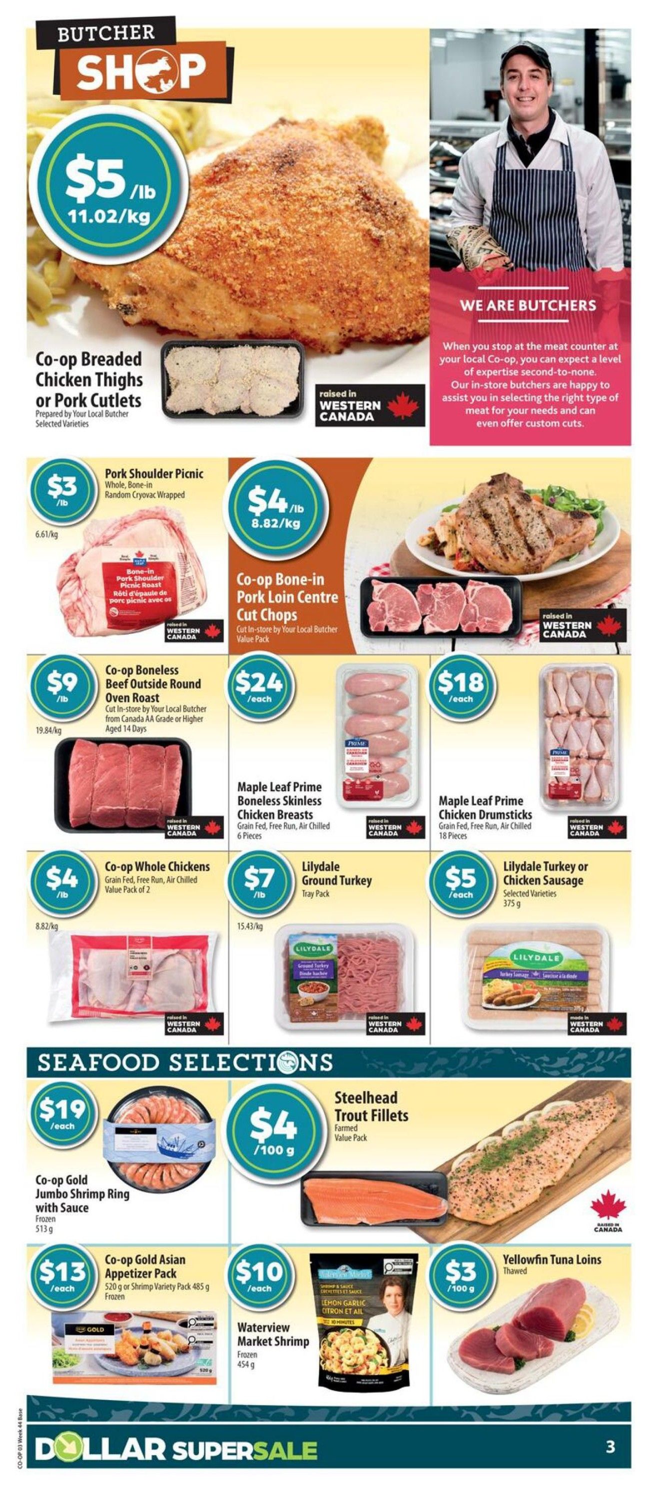 Co-op (West) Food Store Flyer October 29 to November 4