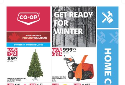 Co-op (West) Home Centre Flyer October 29 to November 4