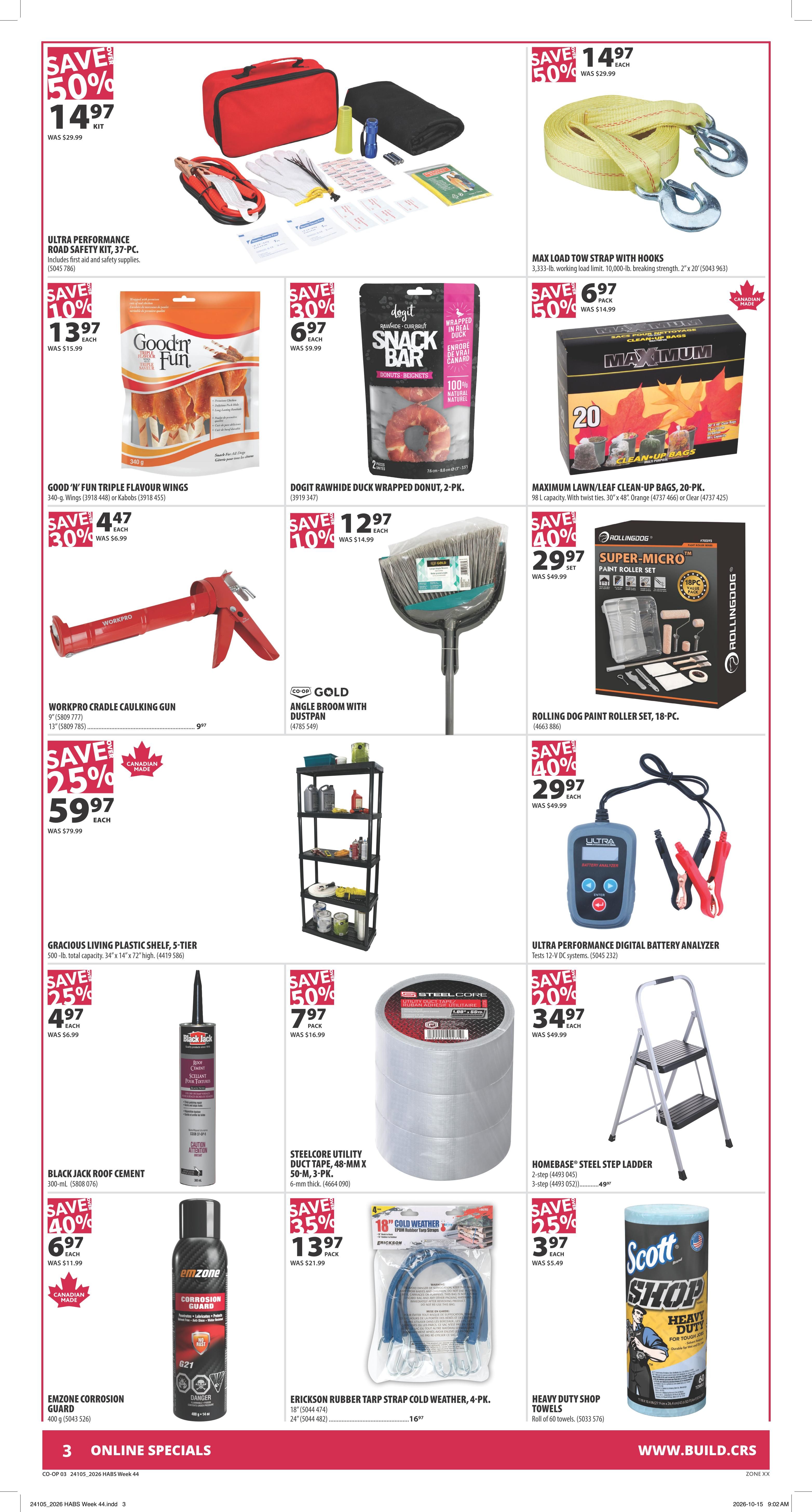 Co-op (West) Home Centre Flyer October 29 to November 4