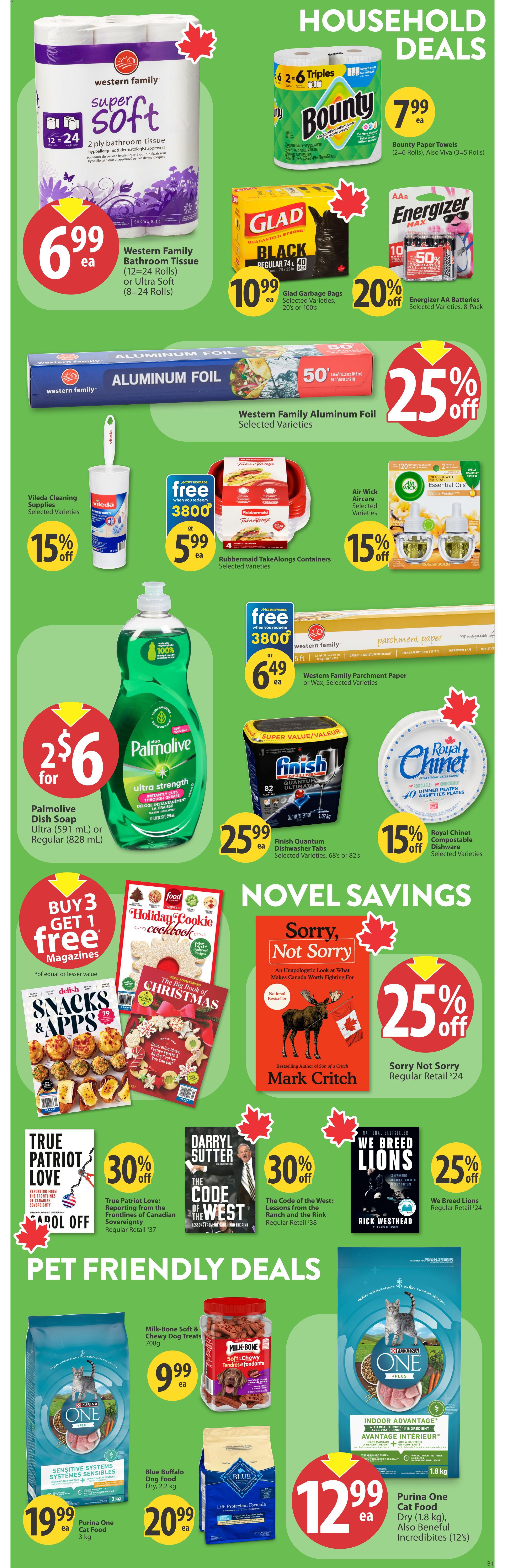 Save On Foods (AB) Flyer October 29 to November 4