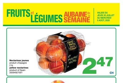 Wholesale Club (QC) Produce Deal of the Week Flyer July 30 to August 5