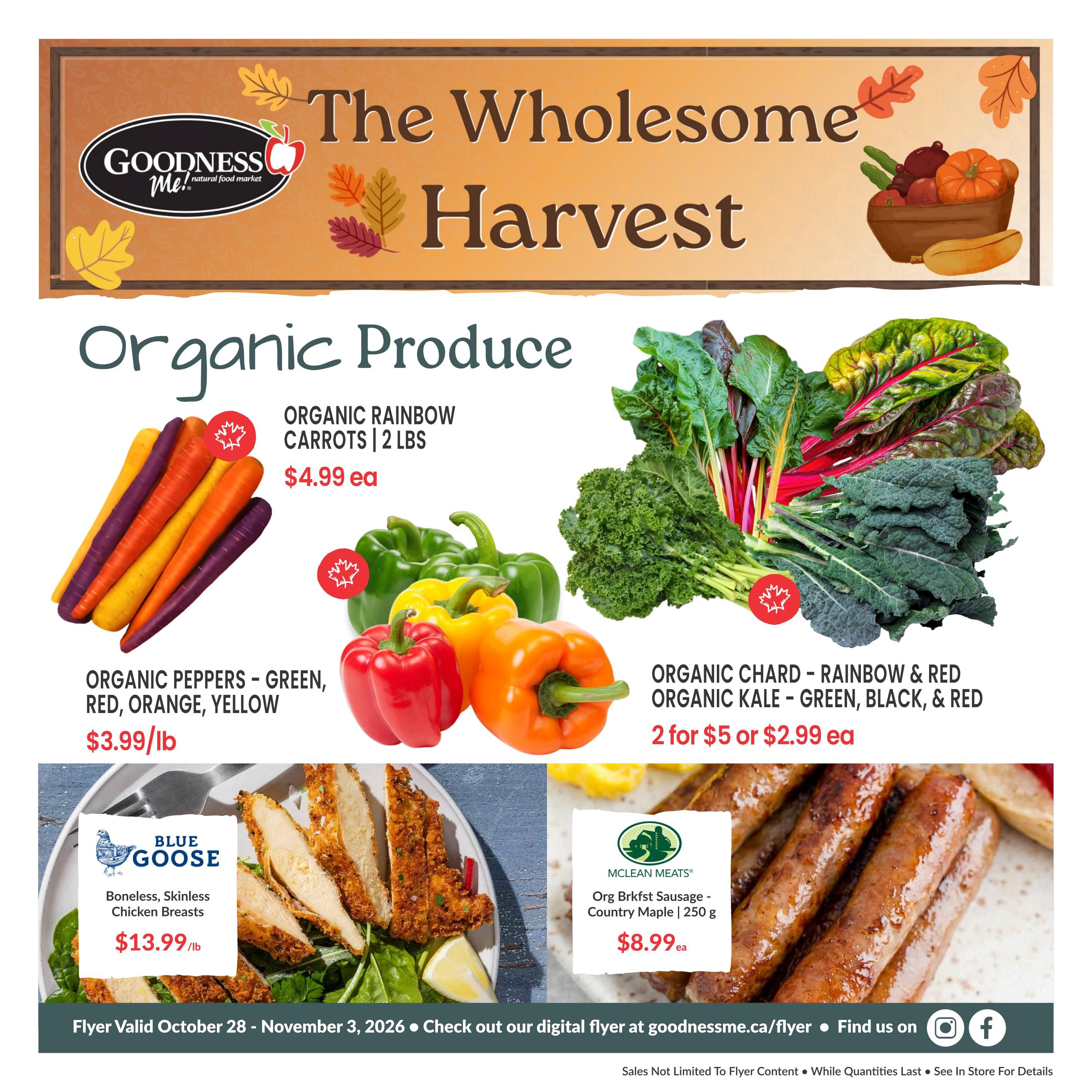 Goodness Me Flyer October 28 to November 3