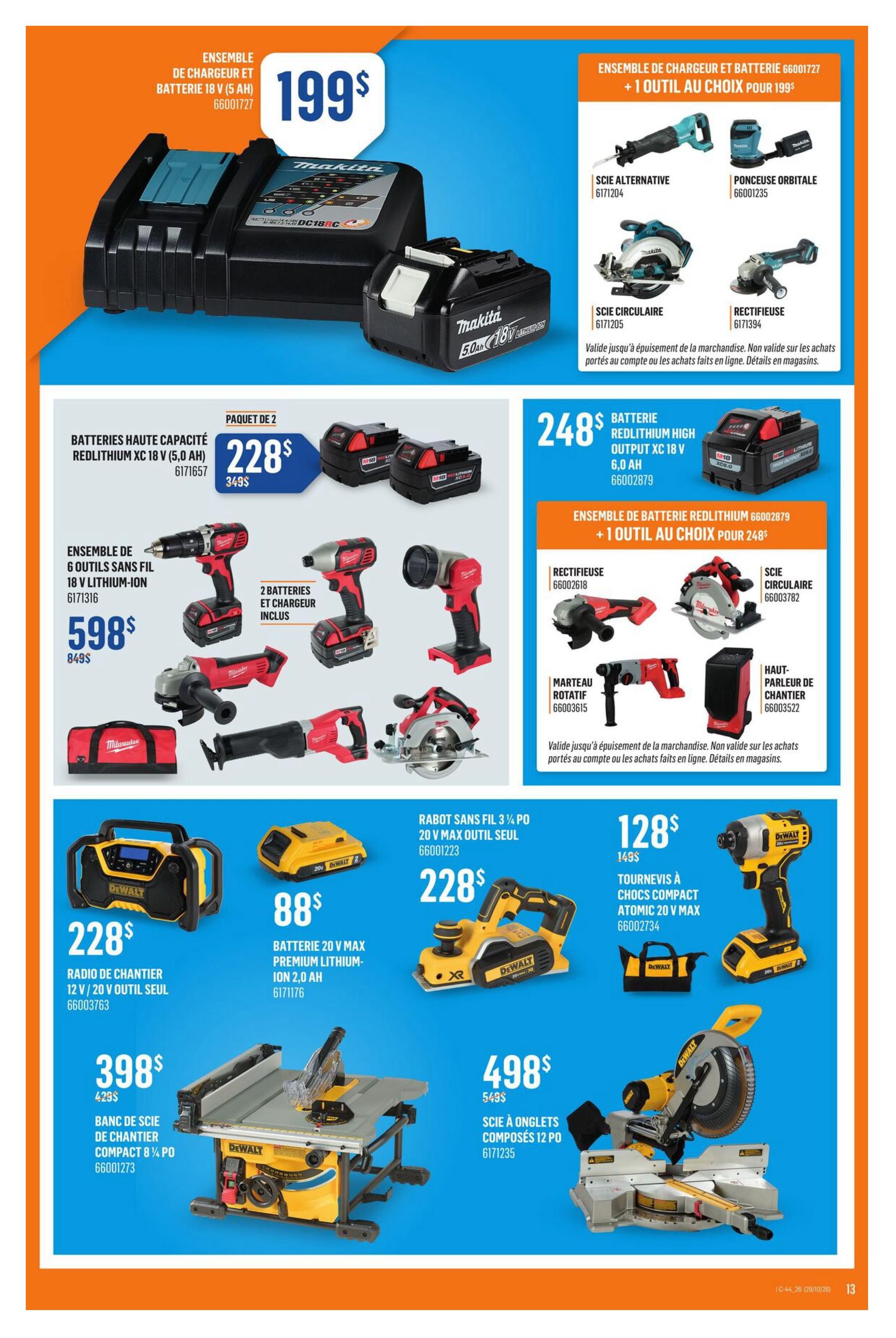 Canac Flyer October 29 to November 4