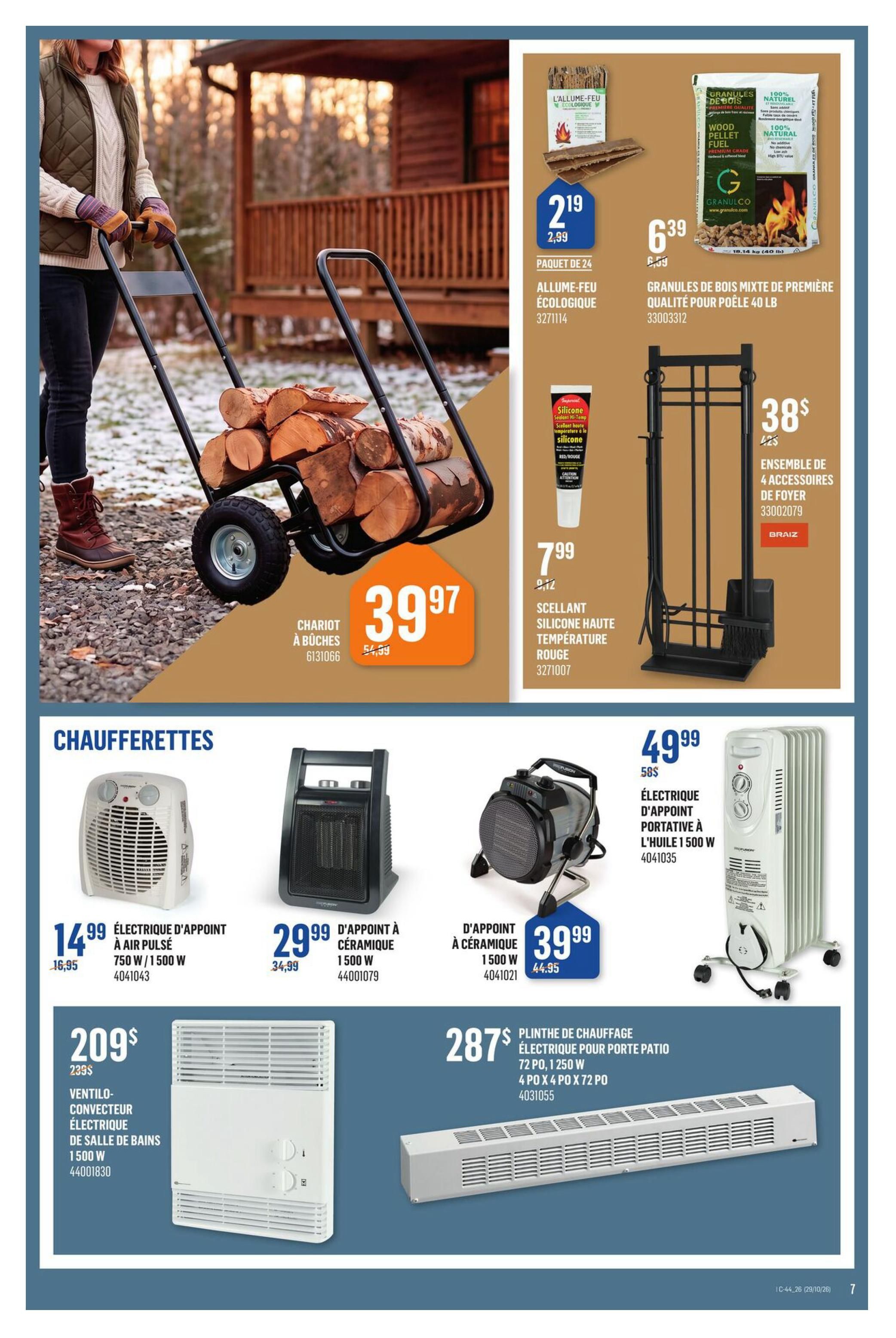 Canac Flyer October 29 to November 4
