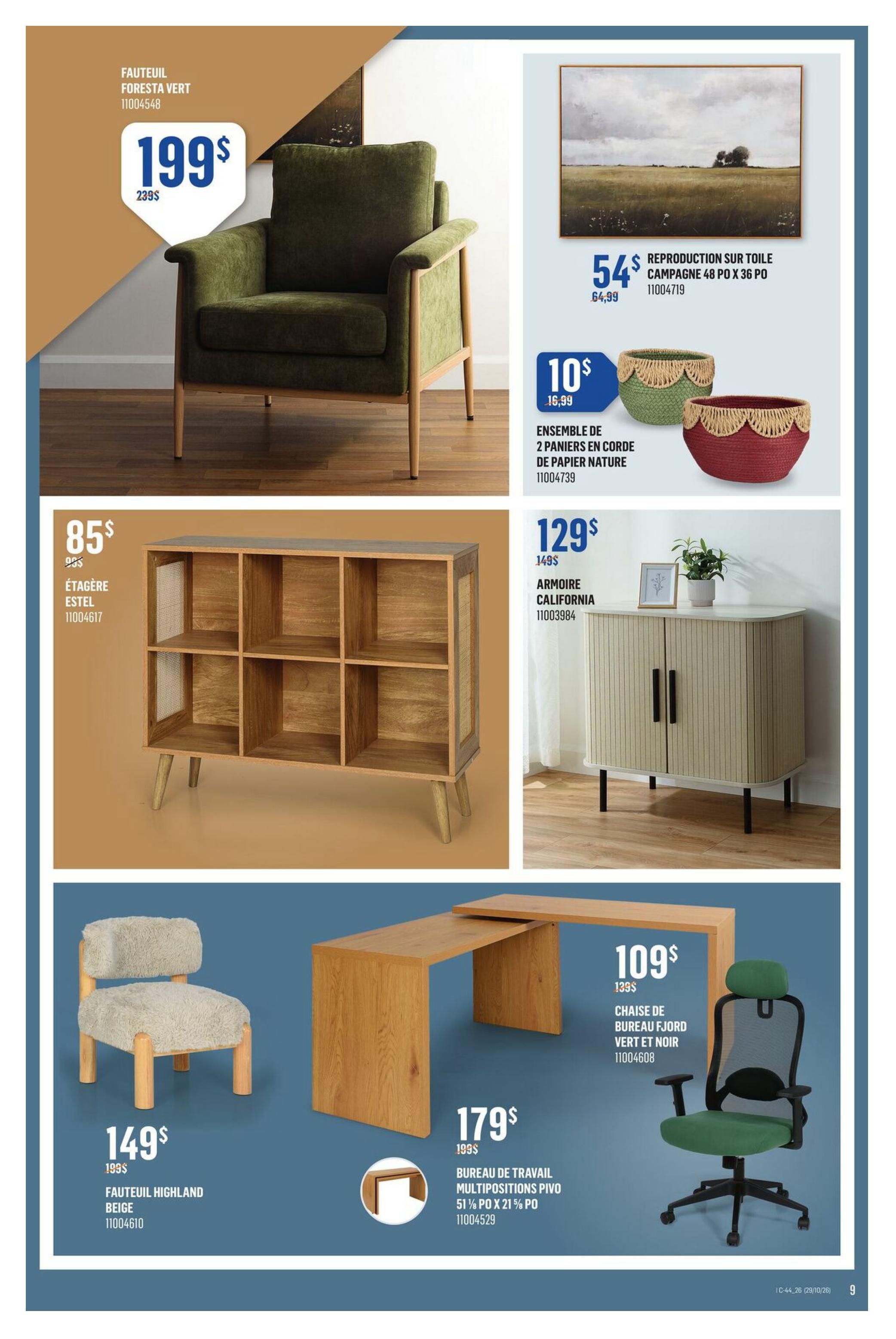 Canac Flyer October 29 to November 4