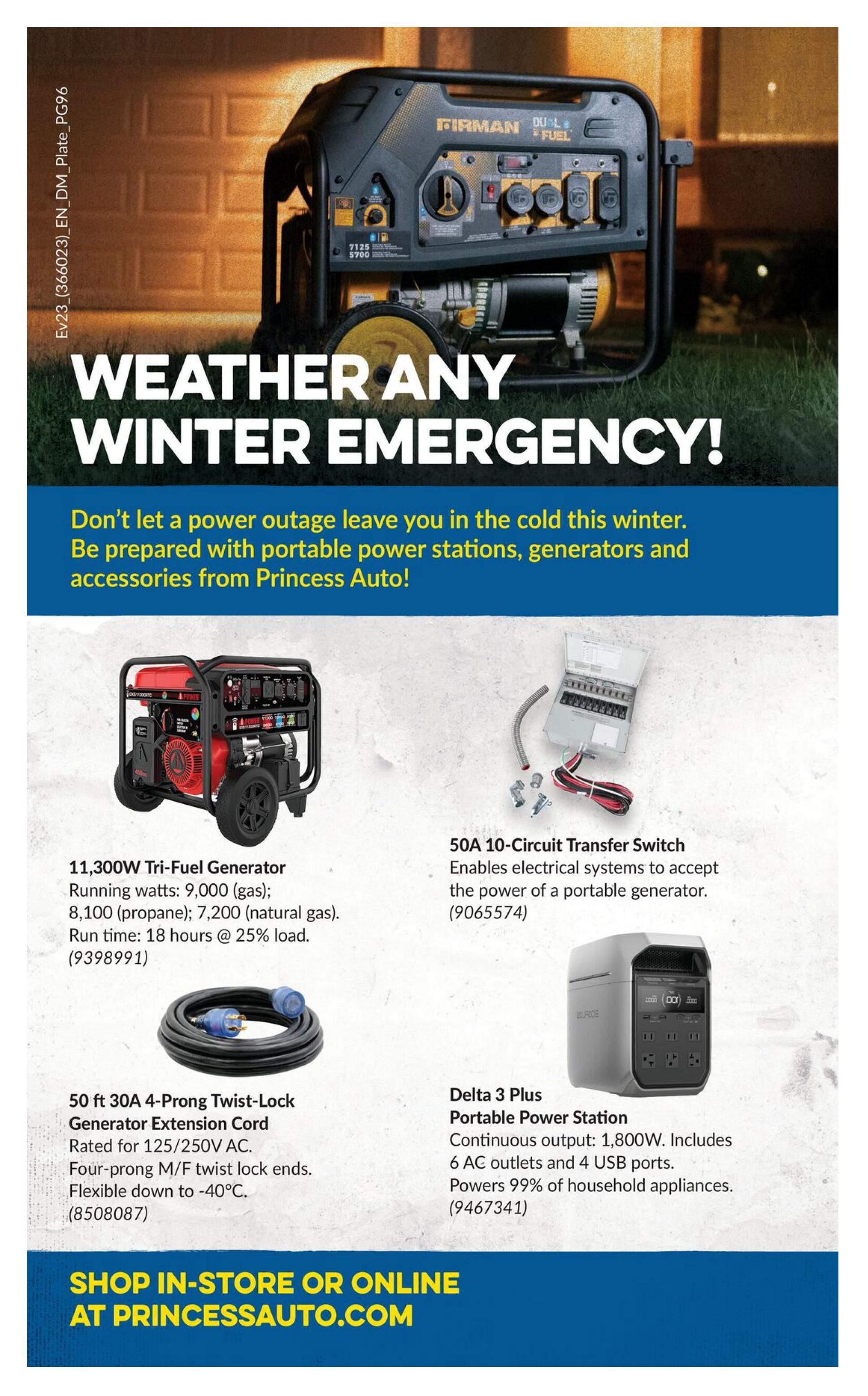 Princess Auto Flyer November 3 to 15