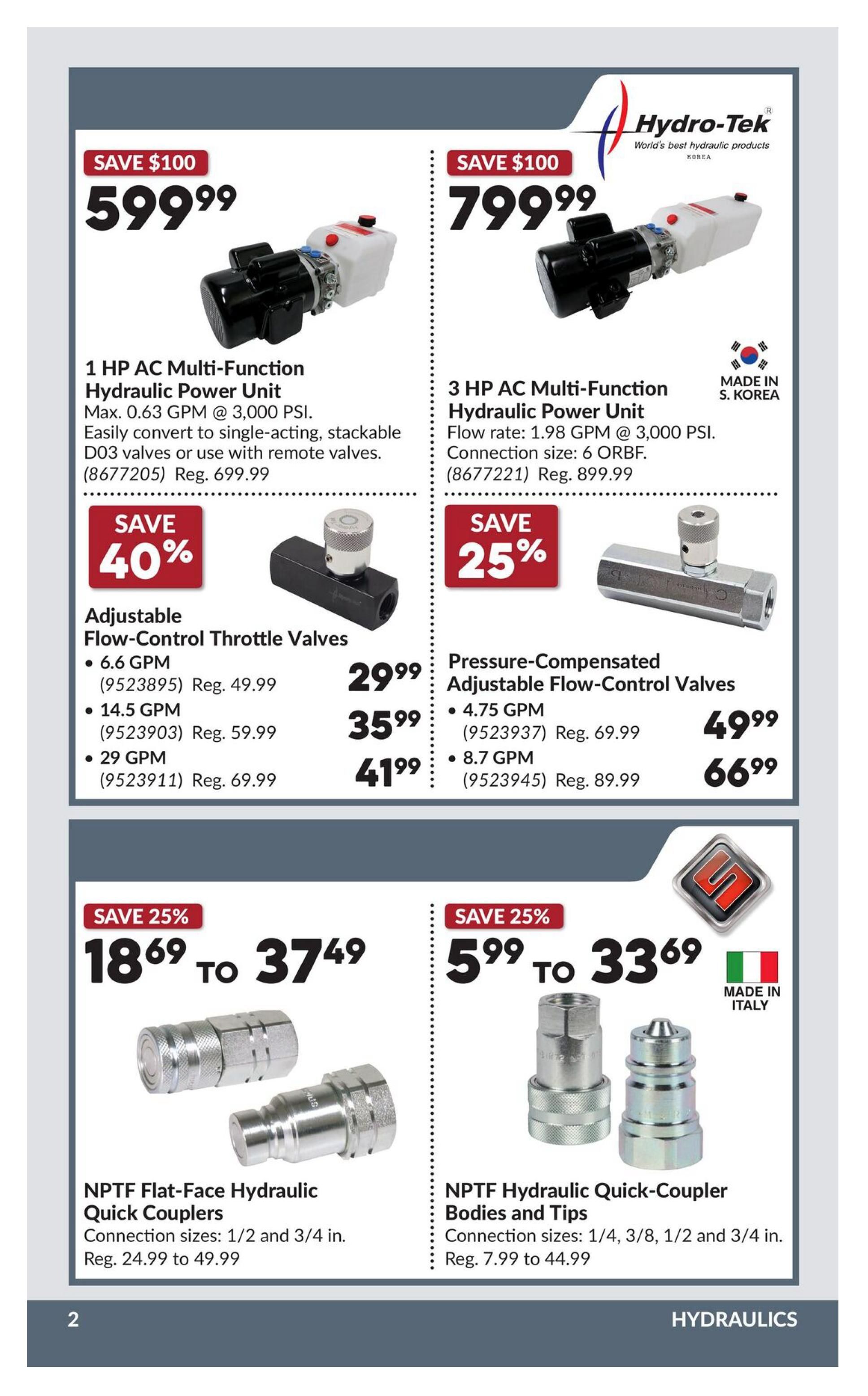 Princess Auto Flyer November 3 to 15
