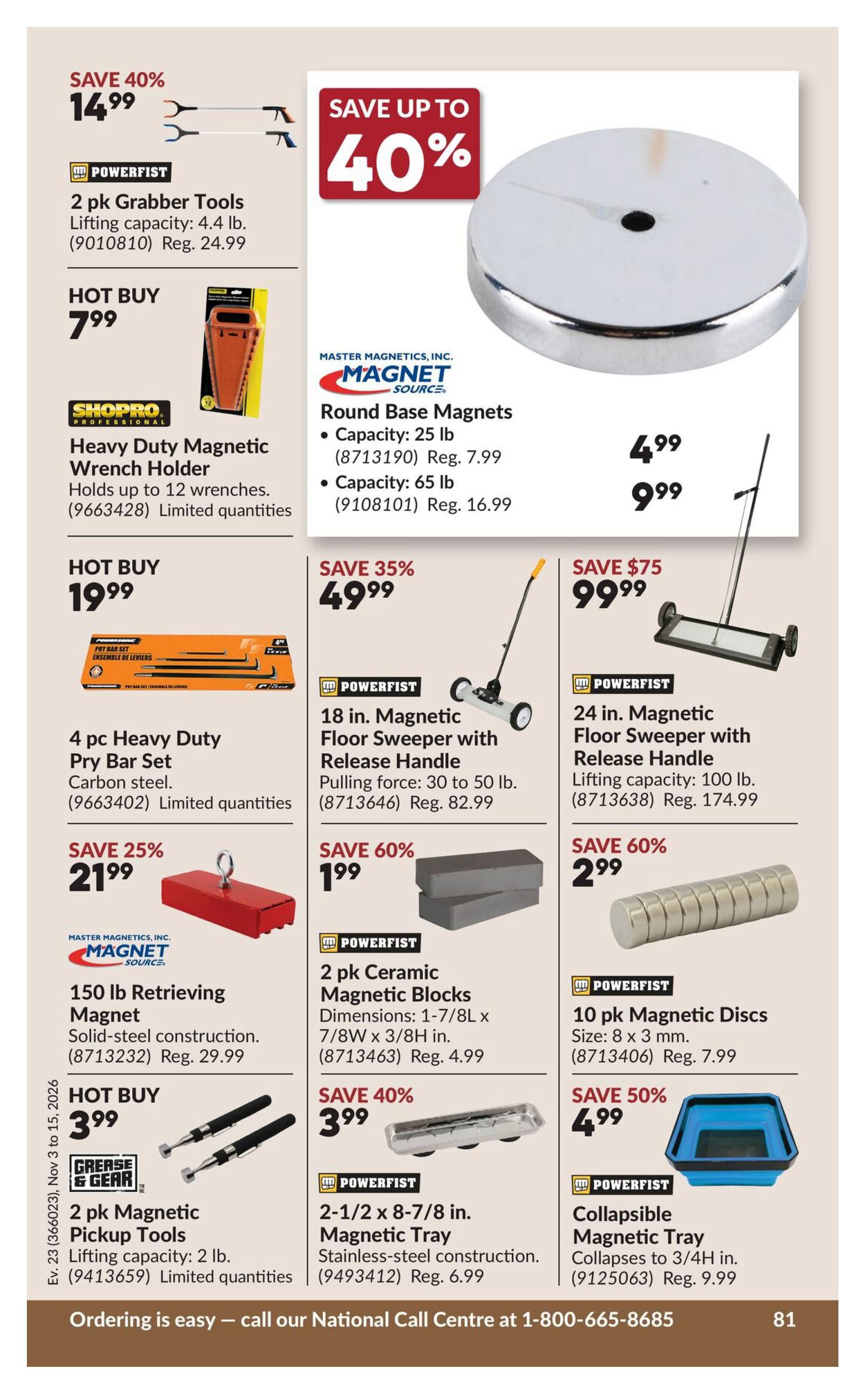 Princess Auto Flyer November 3 to 15