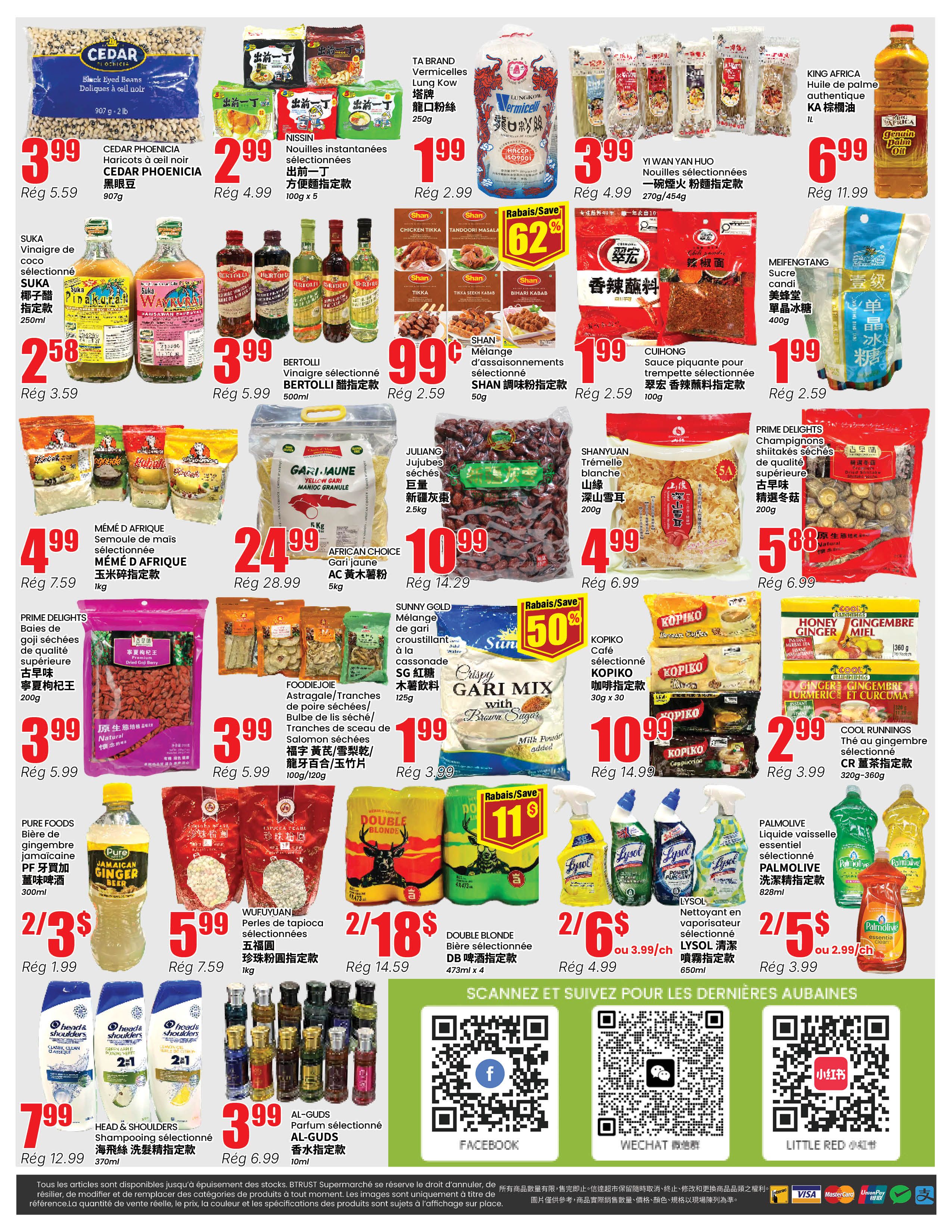 Btrust Supermarket (Montreal) Flyer October 29 to November 4