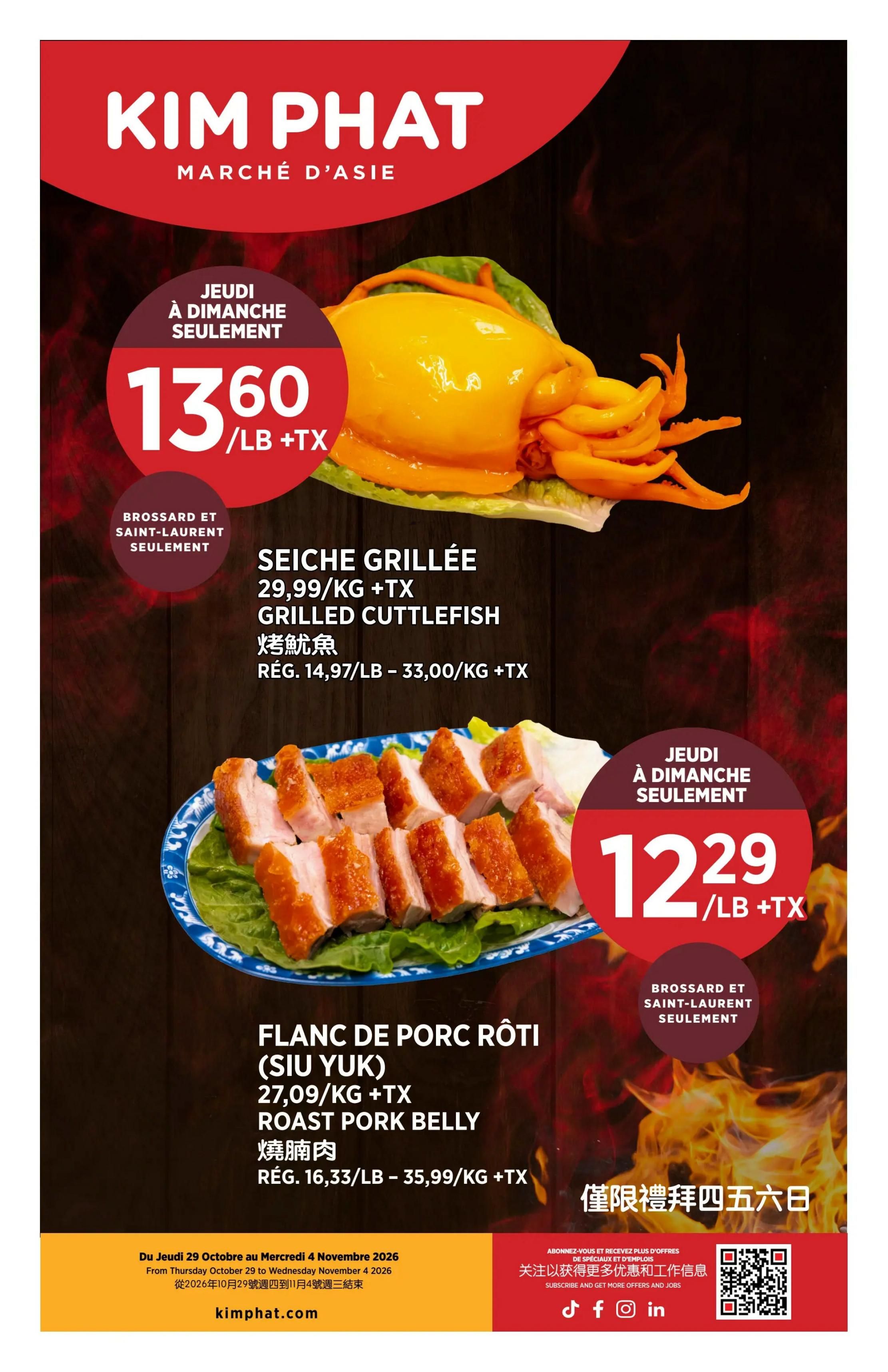 Kim Phat Flyer October 29 to November 4
