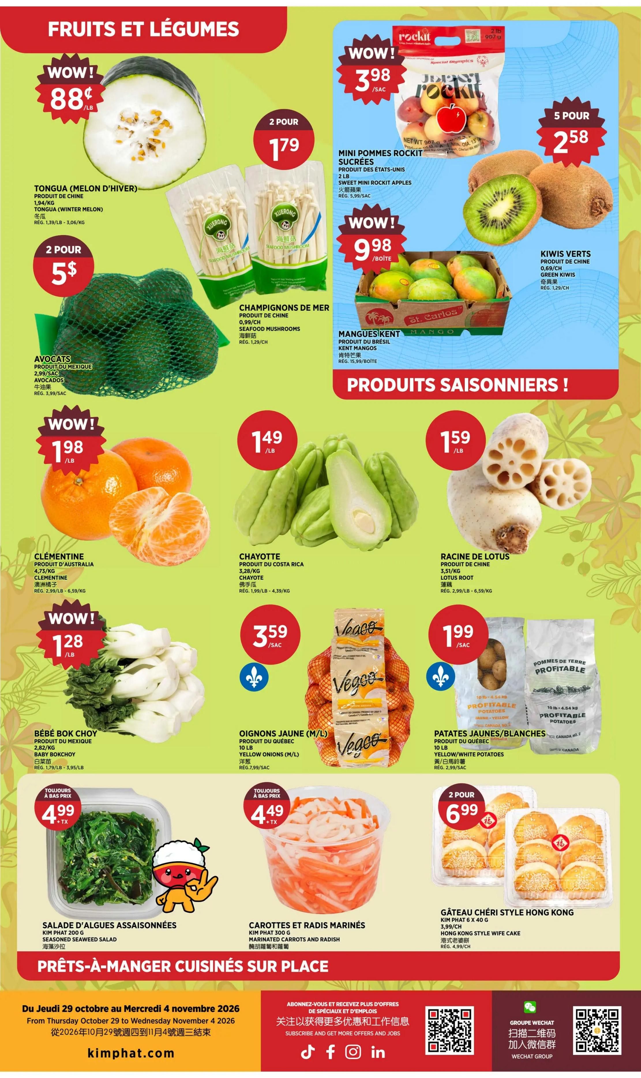 Kim Phat Flyer October 29 to November 4