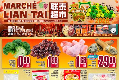 Marche Lian Tai Flyer October 29 to November 4