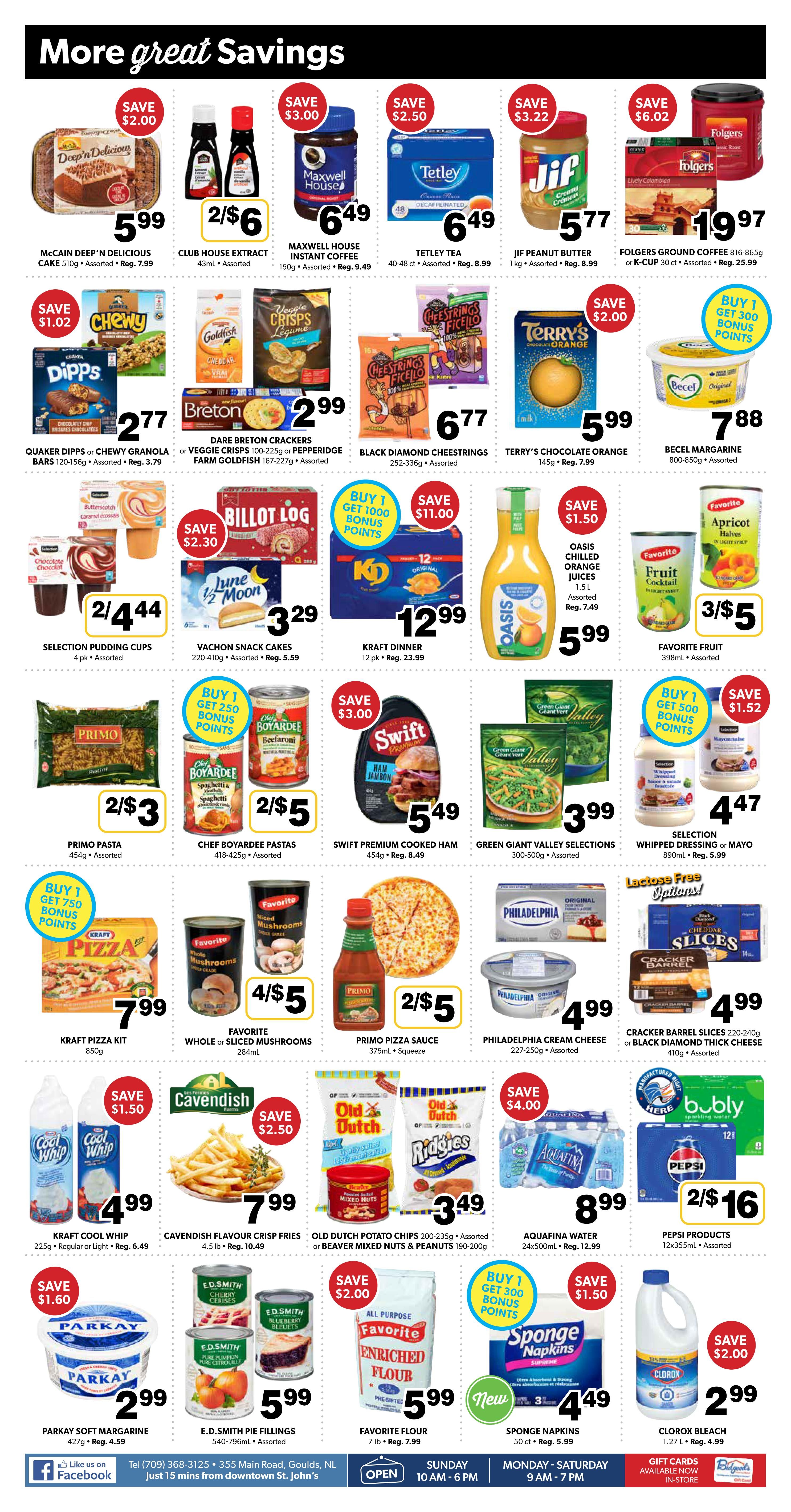 Bidgood's Flyer October 29 to November 4