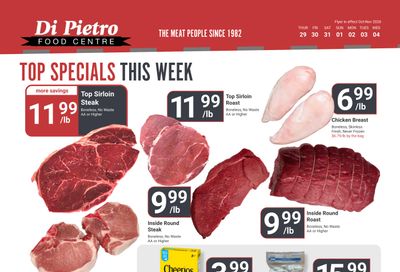 Di Pietro Food Centre Flyer October 29 to November 4
