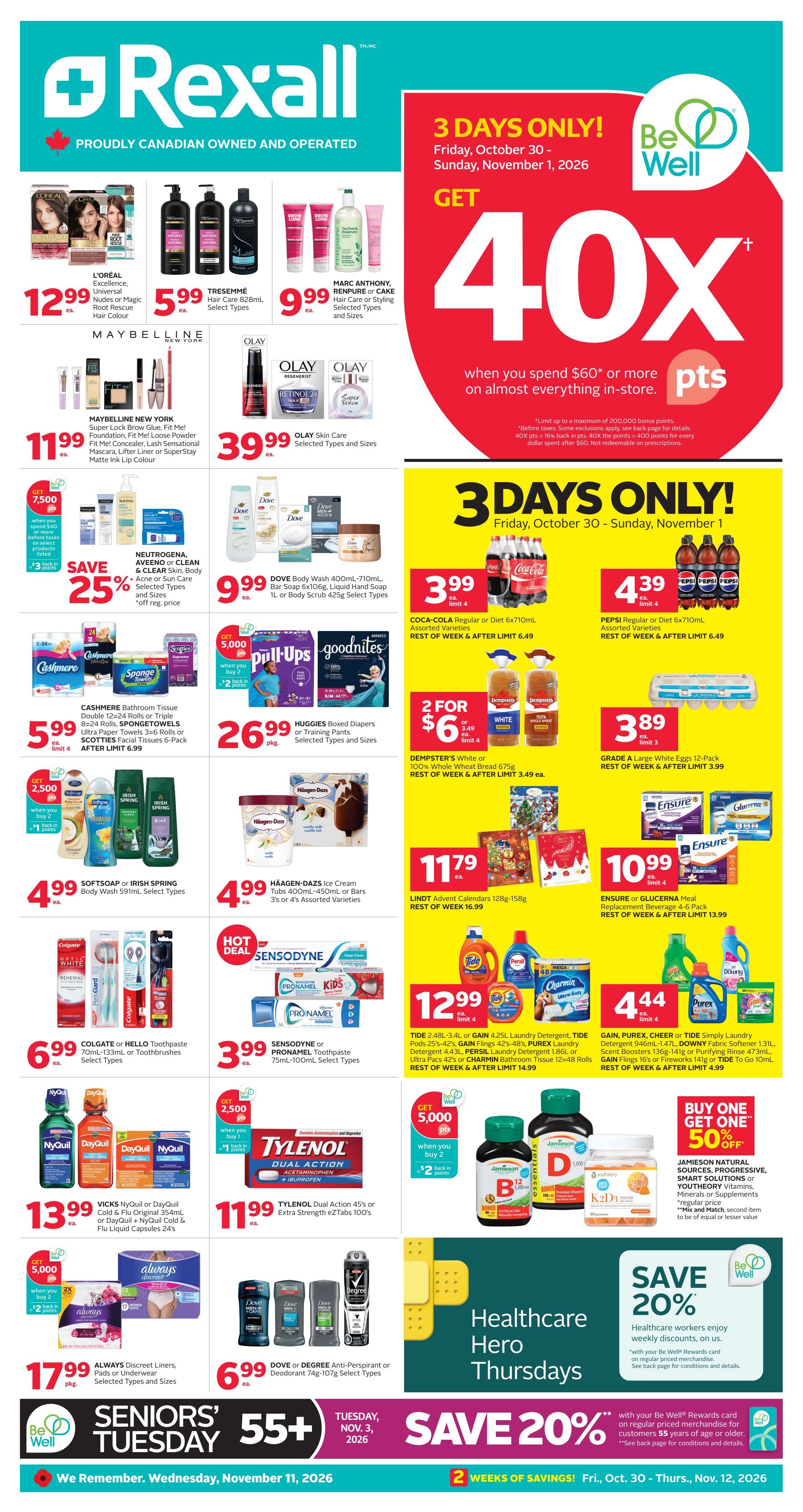 Rexall (ON) Flyer October 30 to November 5