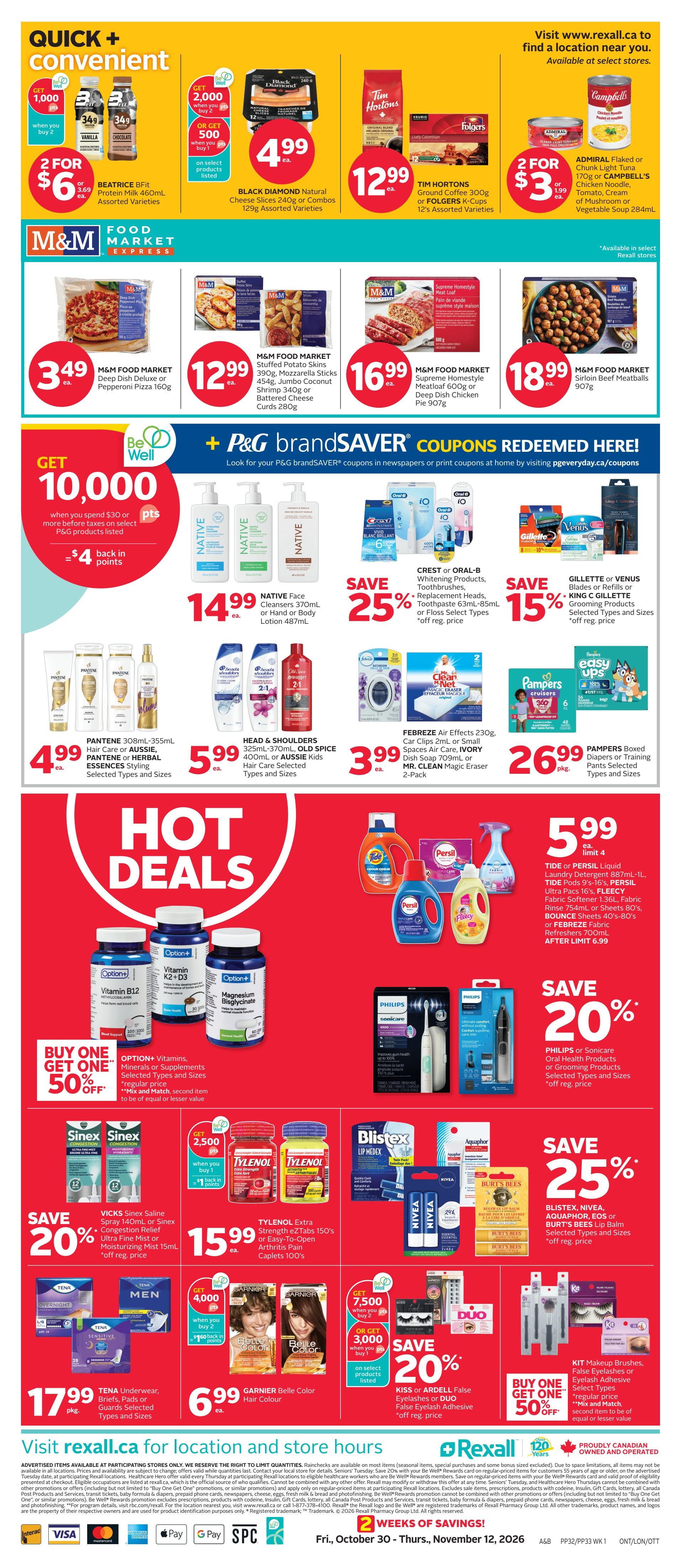 Rexall (ON) Flyer October 30 to November 5