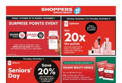 Shoppers Drug Mart (ON) Flyer October 31 to November 6
