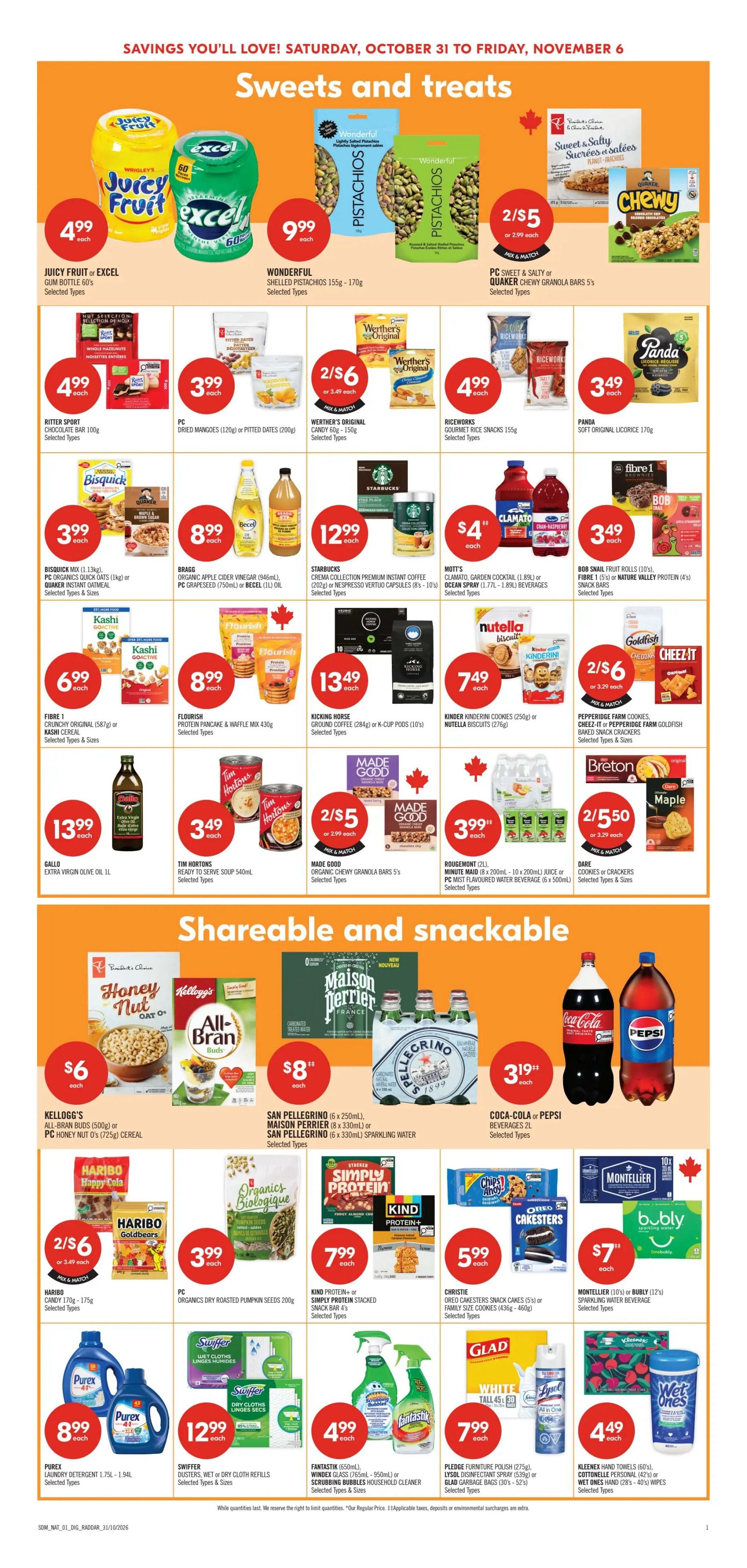 Shoppers Drug Mart (ON) Flyer October 31 to November 6