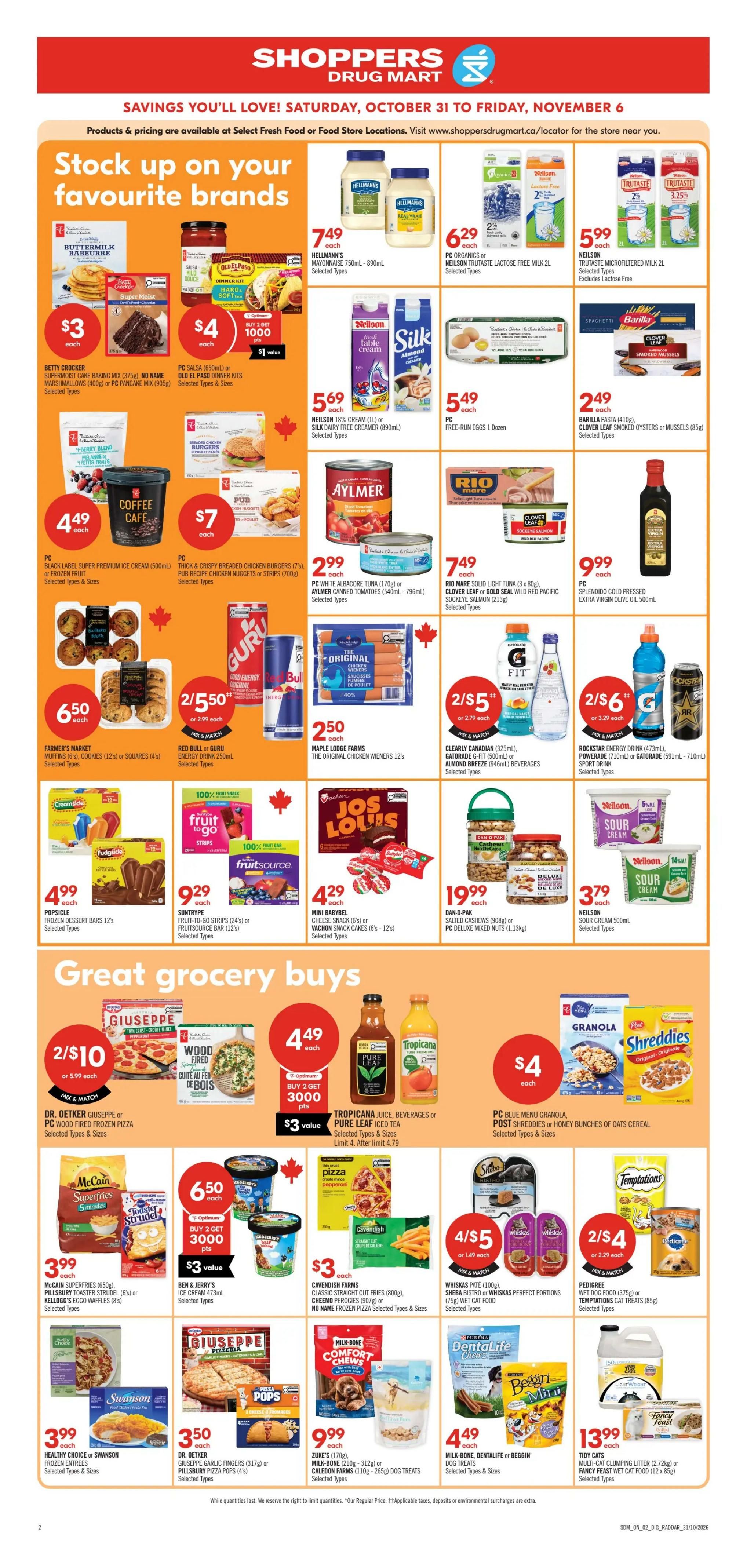 Shoppers Drug Mart (ON) Flyer October 31 to November 6