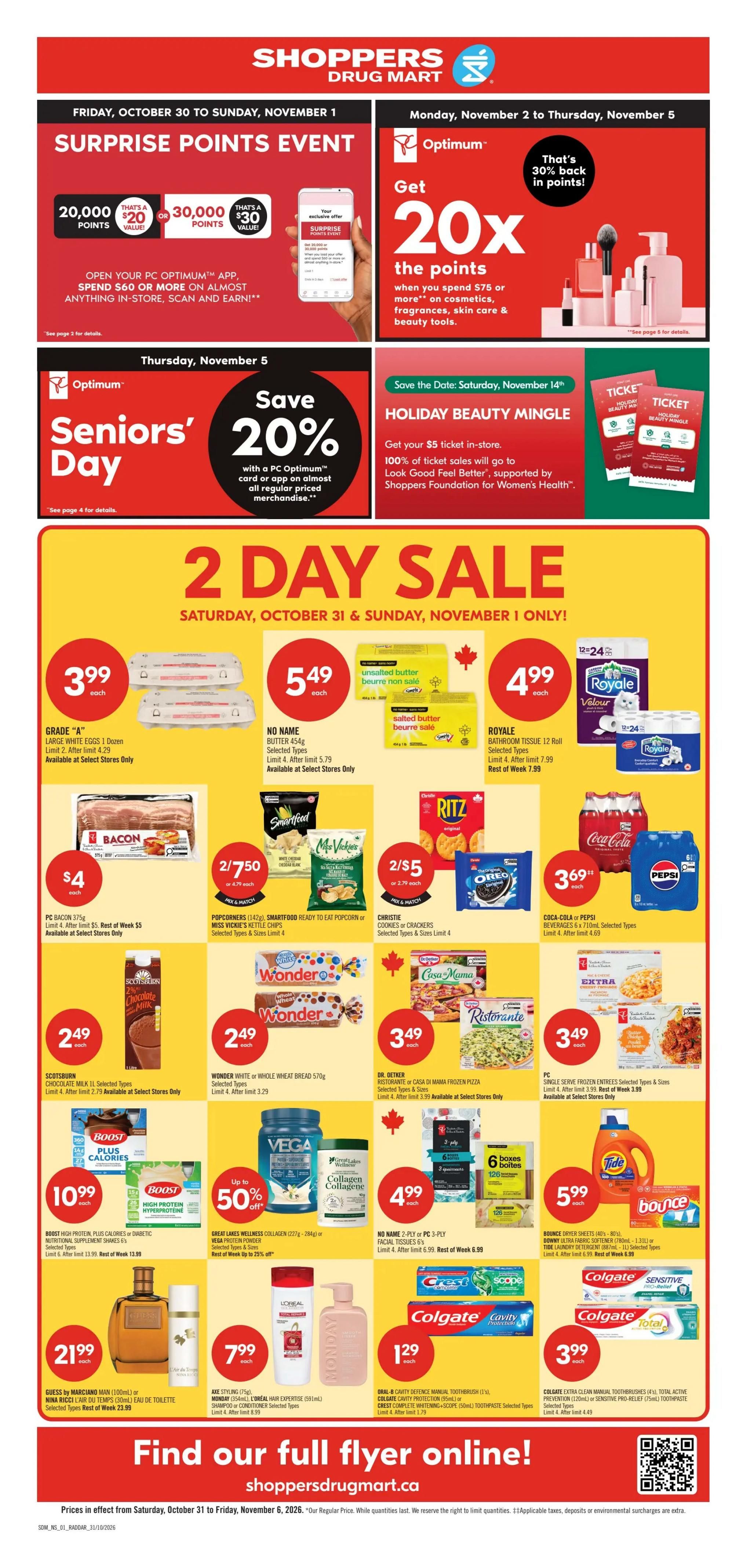 Shoppers Drug Mart (Atlantic) Flyer October 31 to November 6
