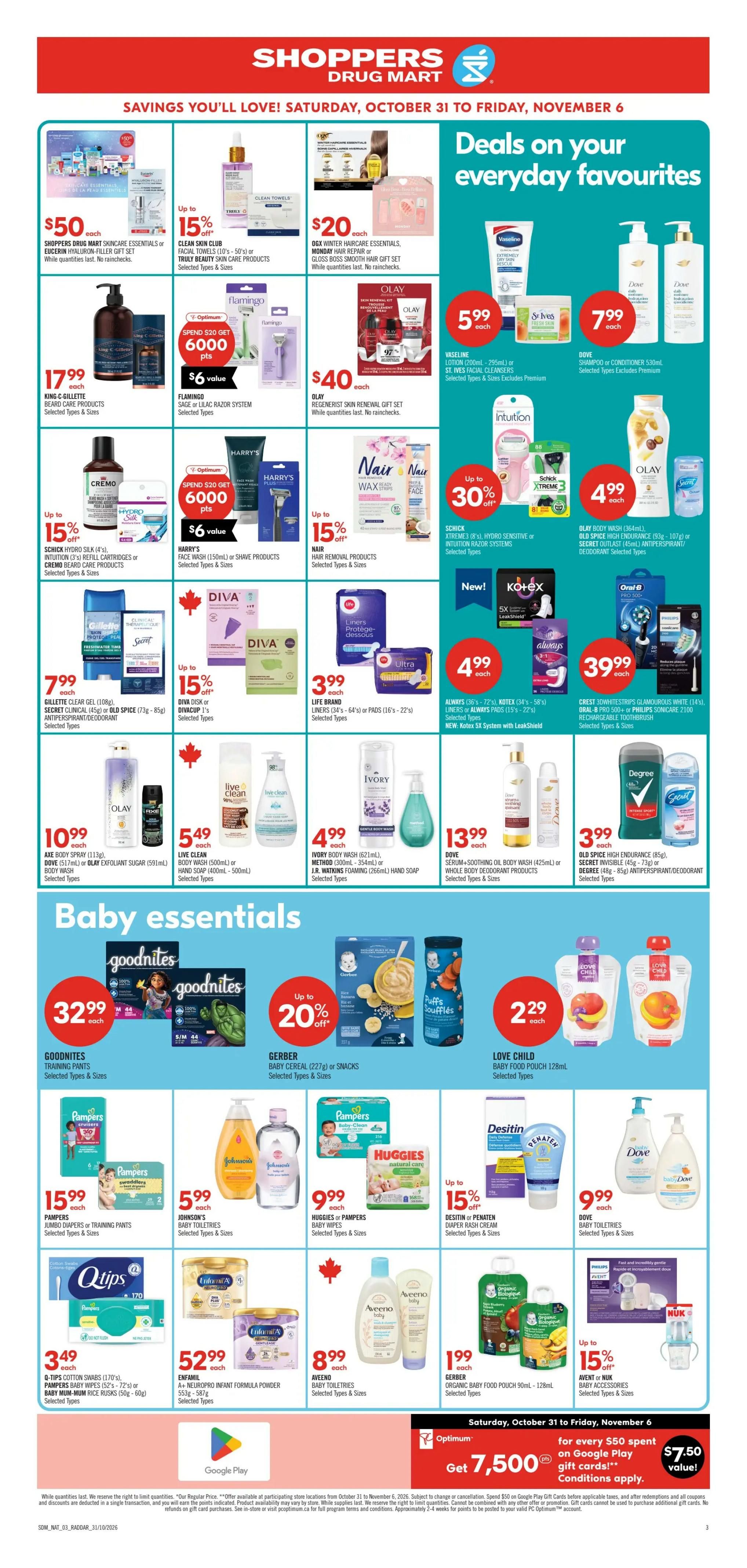 Shoppers Drug Mart (Atlantic) Flyer October 31 to November 6