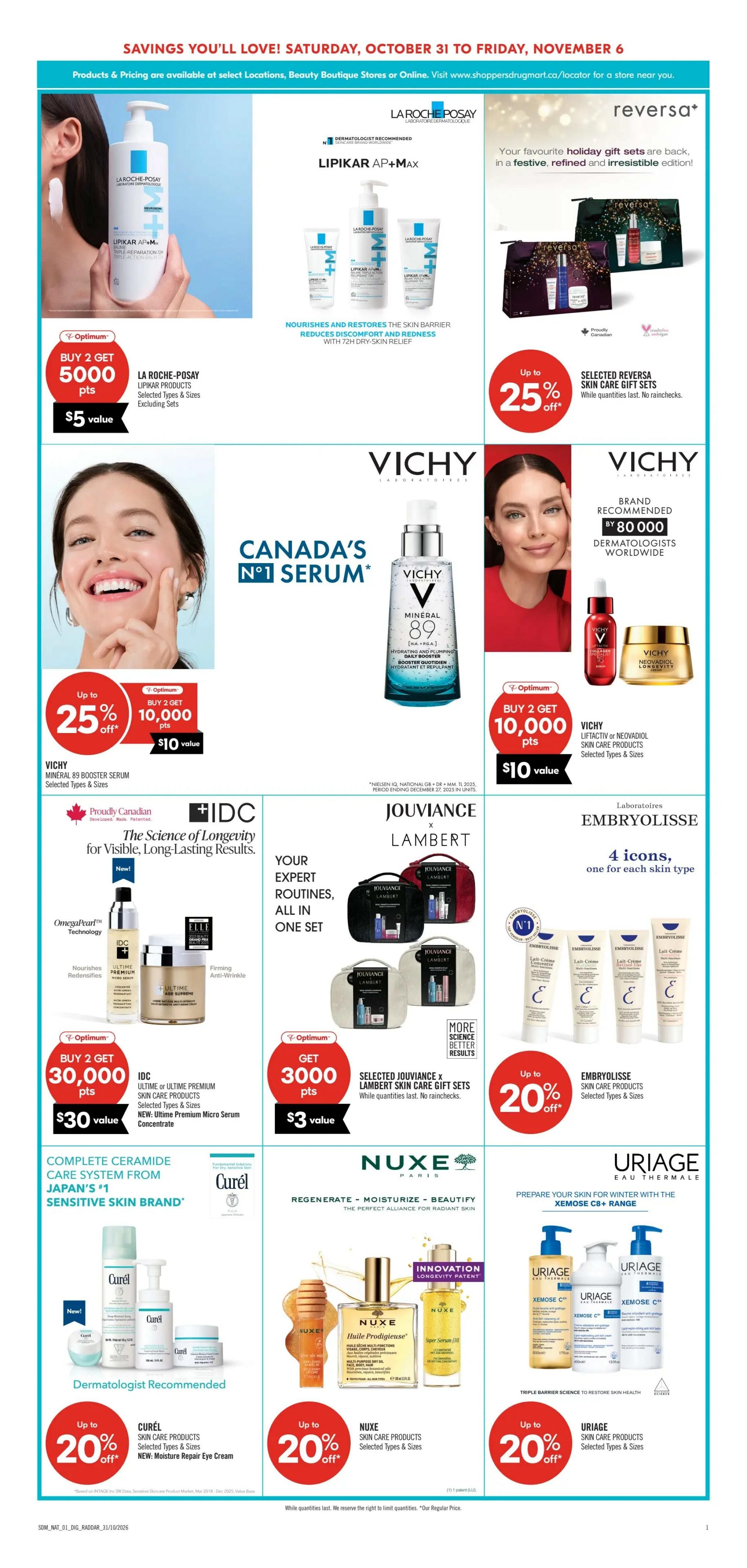 Shoppers Drug Mart (Atlantic) Flyer October 31 to November 6