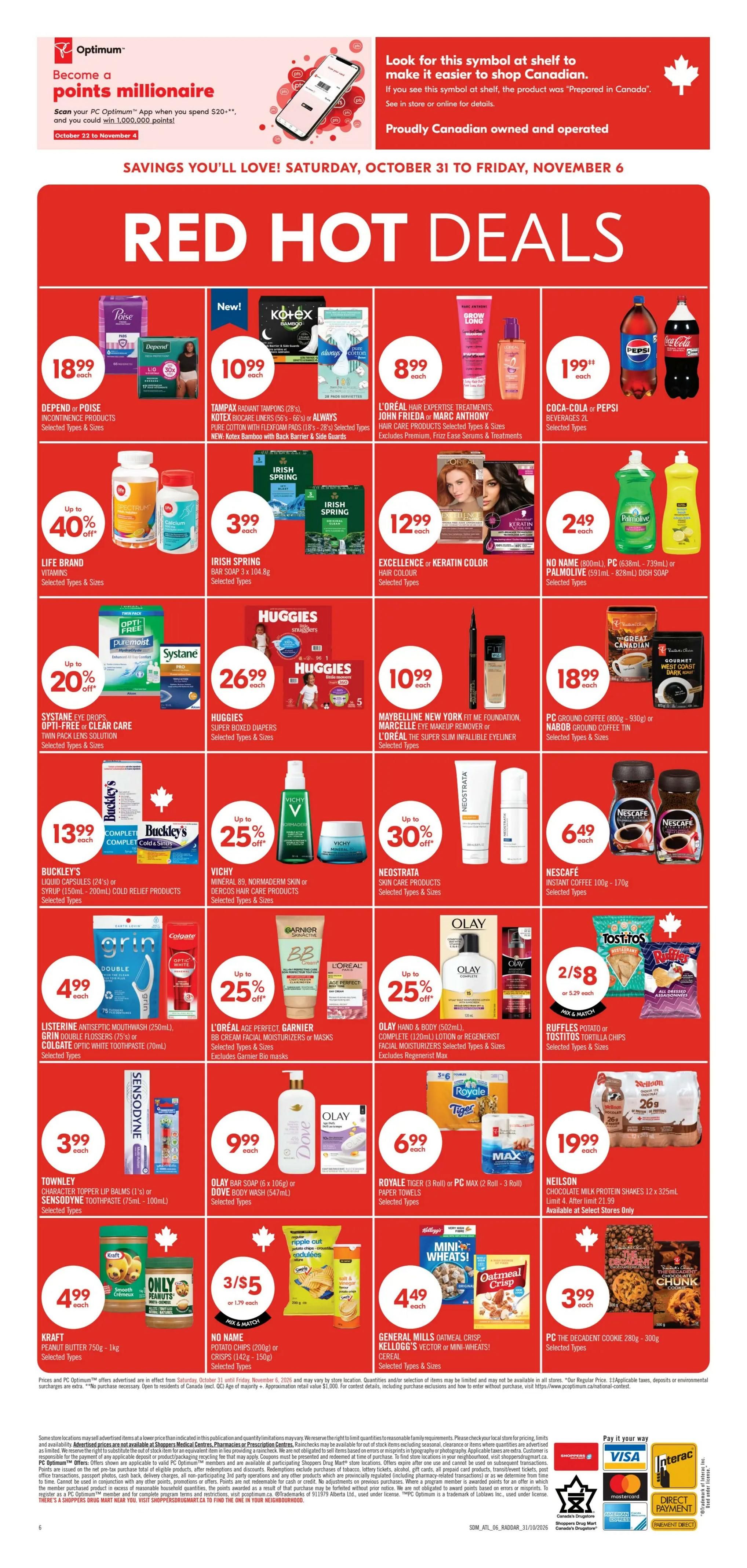 Shoppers Drug Mart (Atlantic) Flyer October 31 to November 6