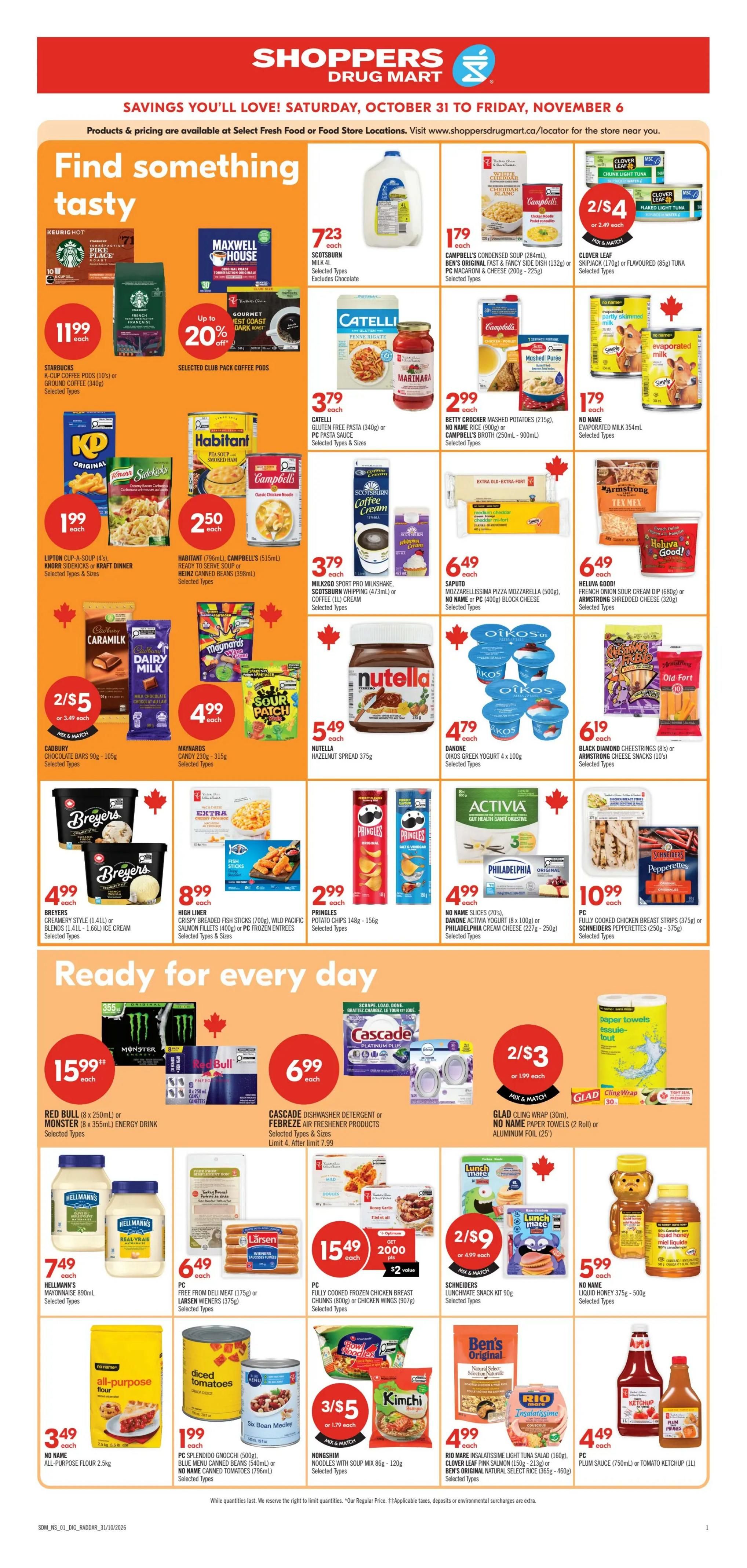 Shoppers Drug Mart (Atlantic) Flyer October 31 to November 6
