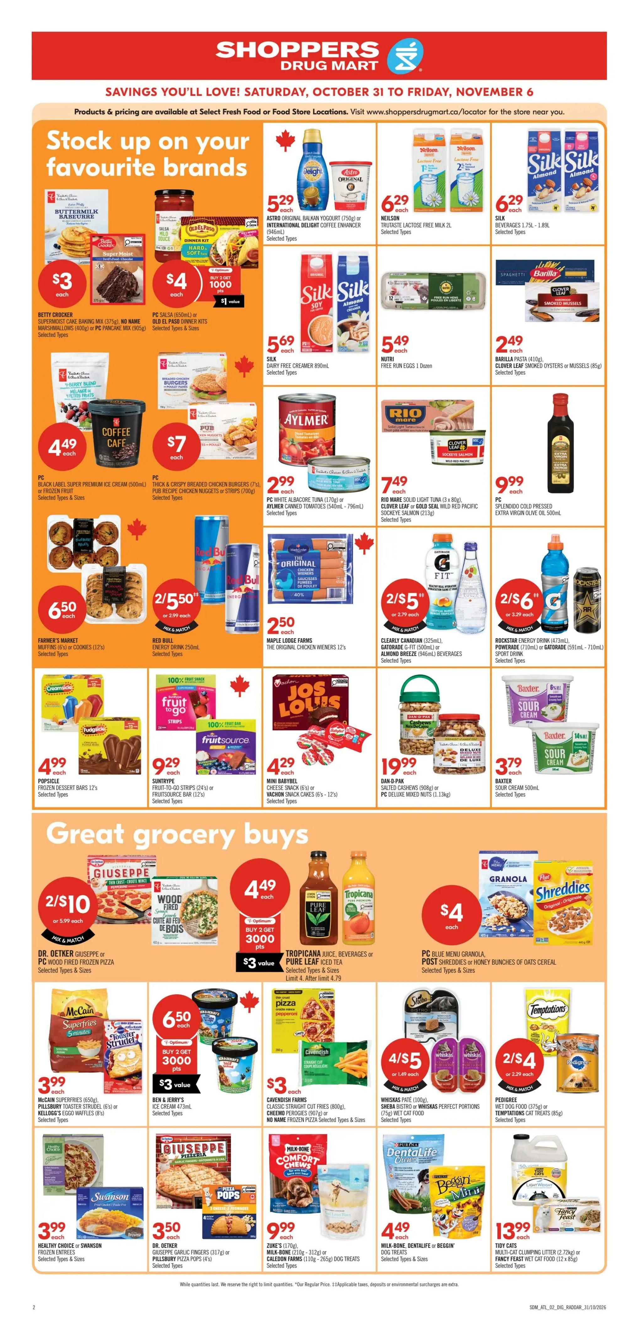 Shoppers Drug Mart (Atlantic) Flyer October 31 to November 6