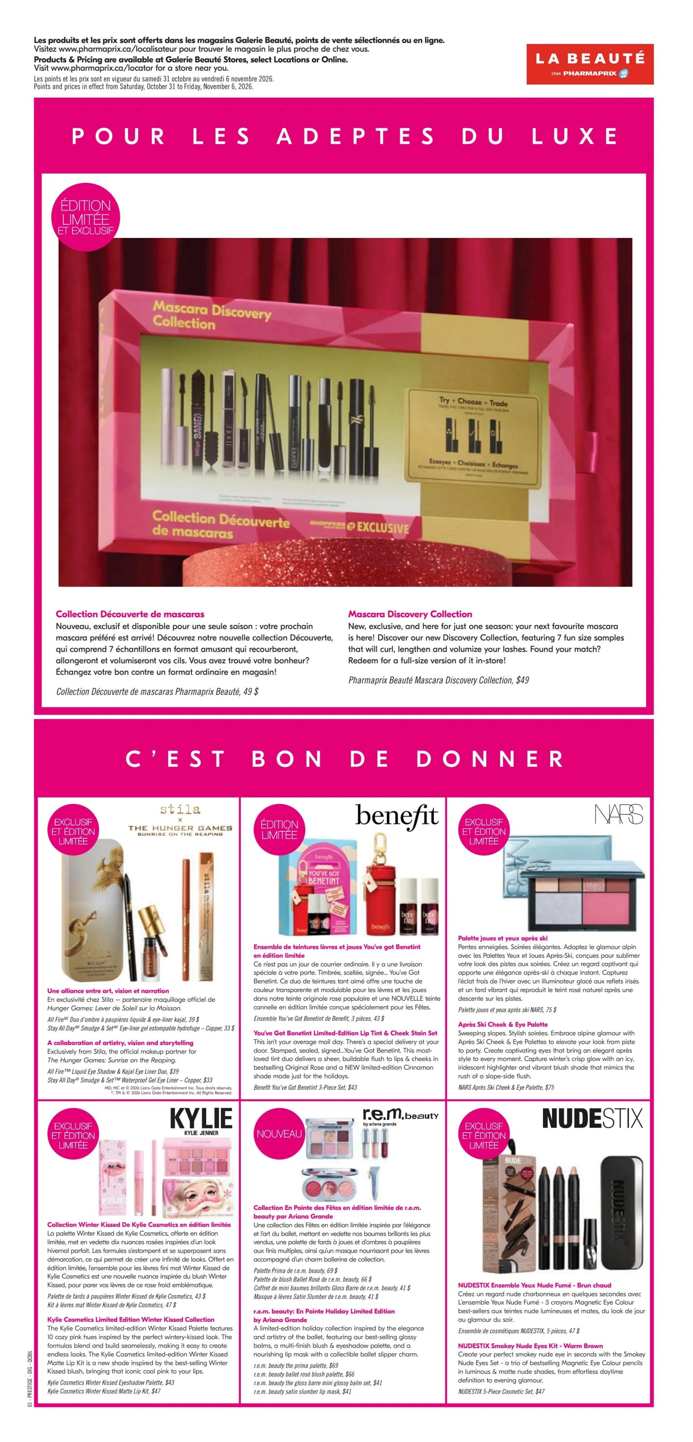 Pharmaprix Flyer October 31 to November 6