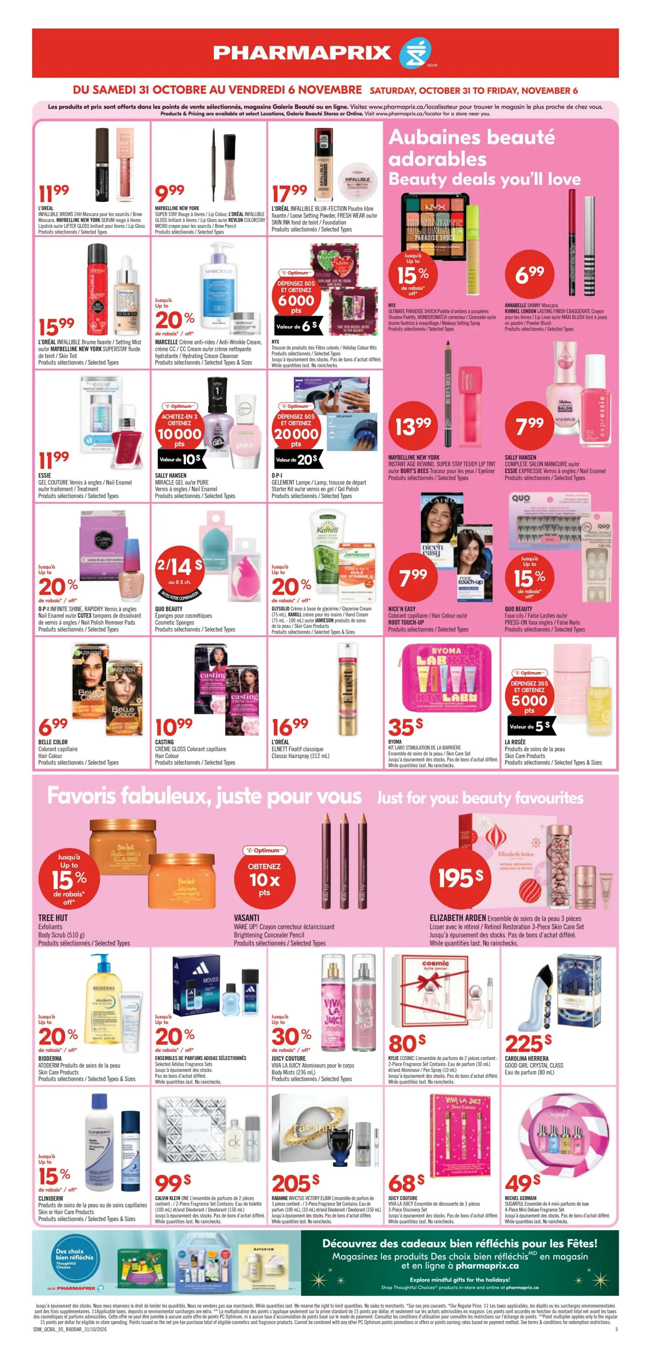 Pharmaprix Flyer October 31 to November 6