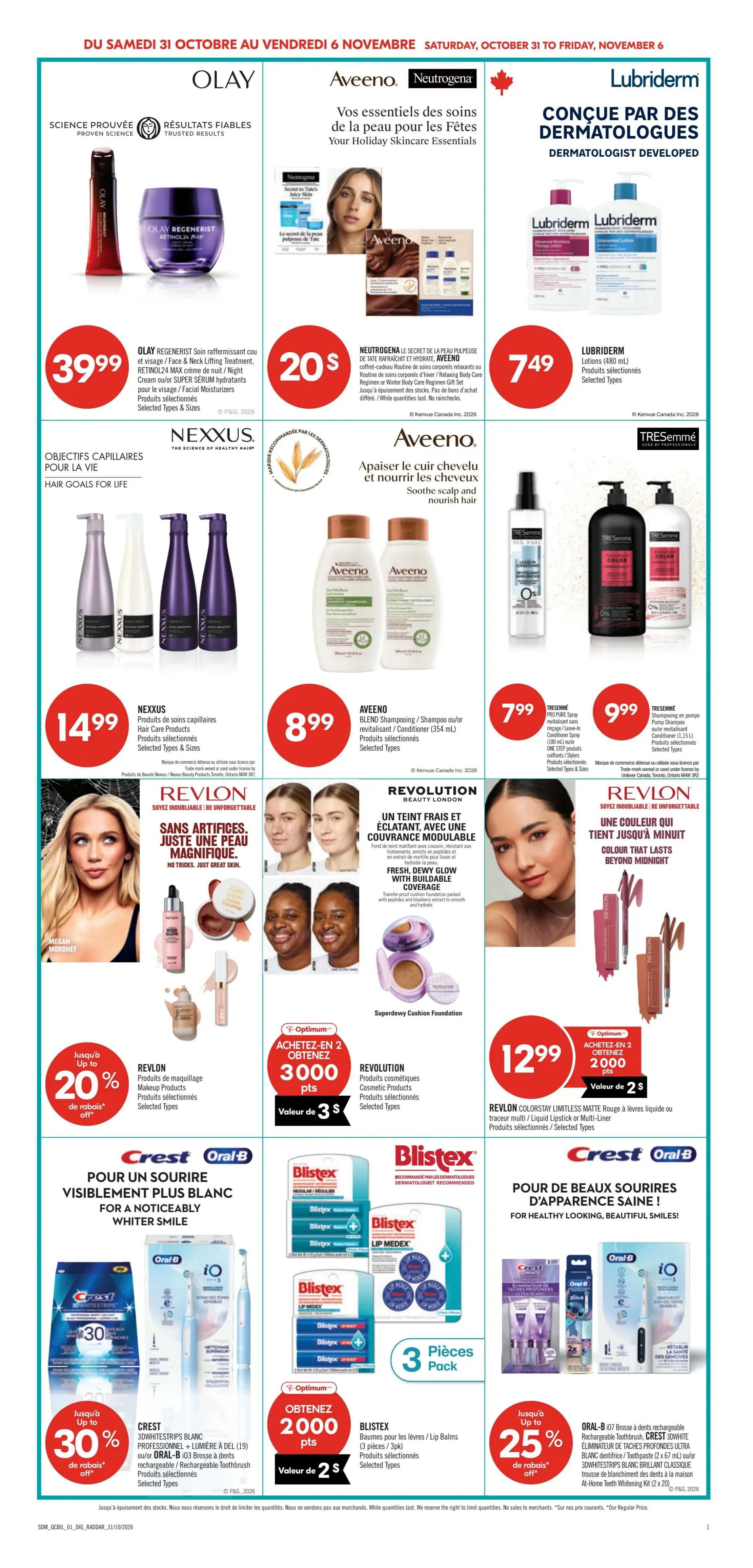 Pharmaprix Flyer October 31 to November 6