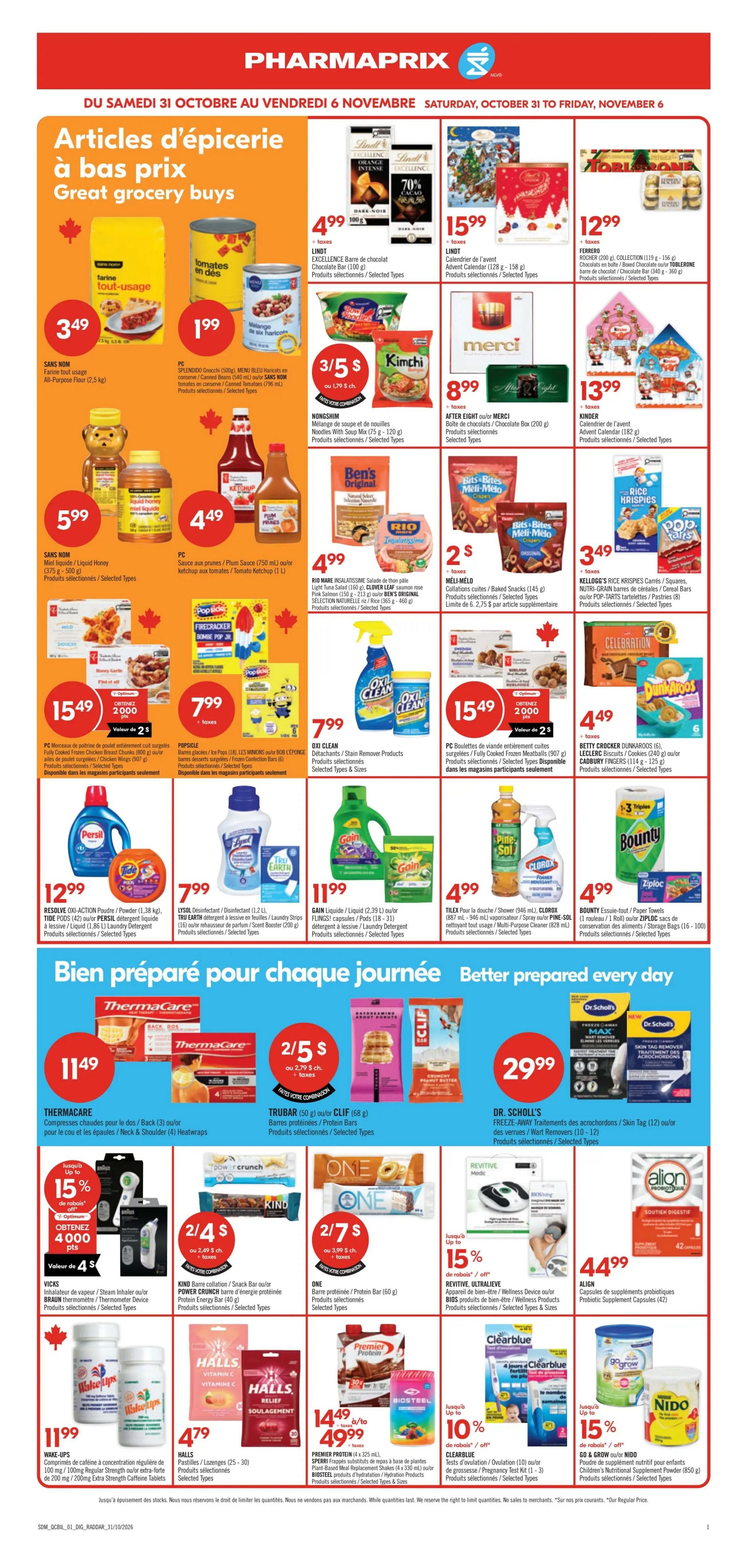 Pharmaprix Flyer October 31 to November 6