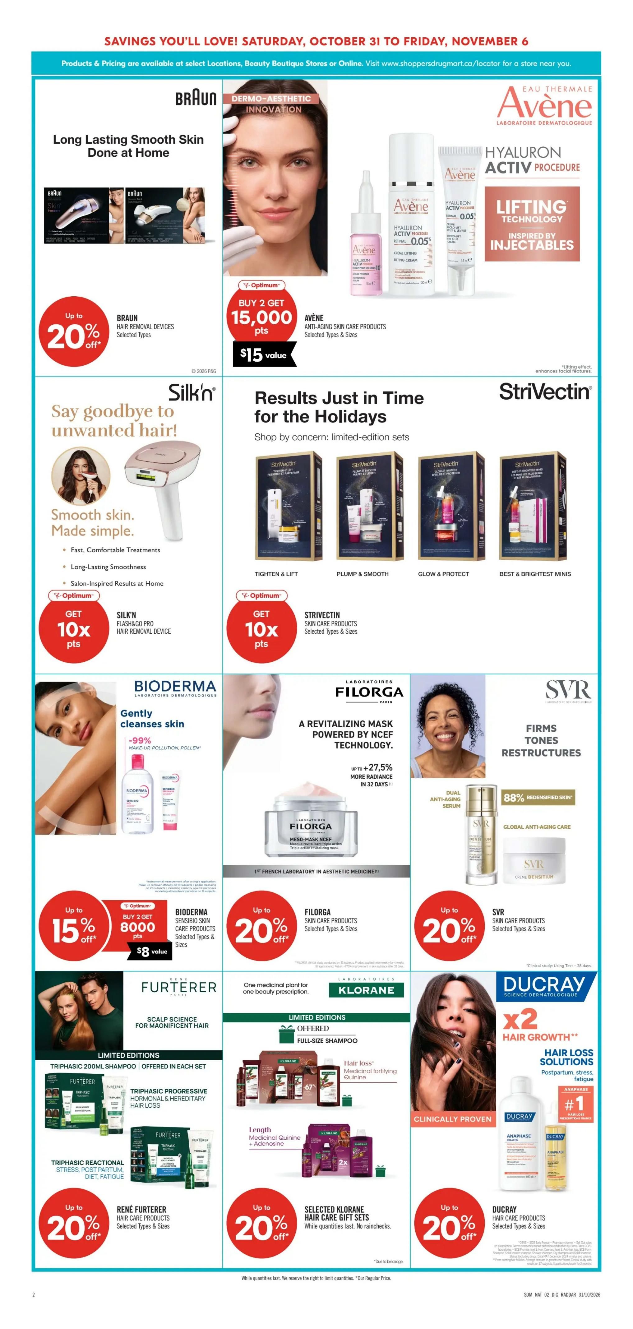 Shoppers Drug Mart (West) Flyer October 31 to November 6
