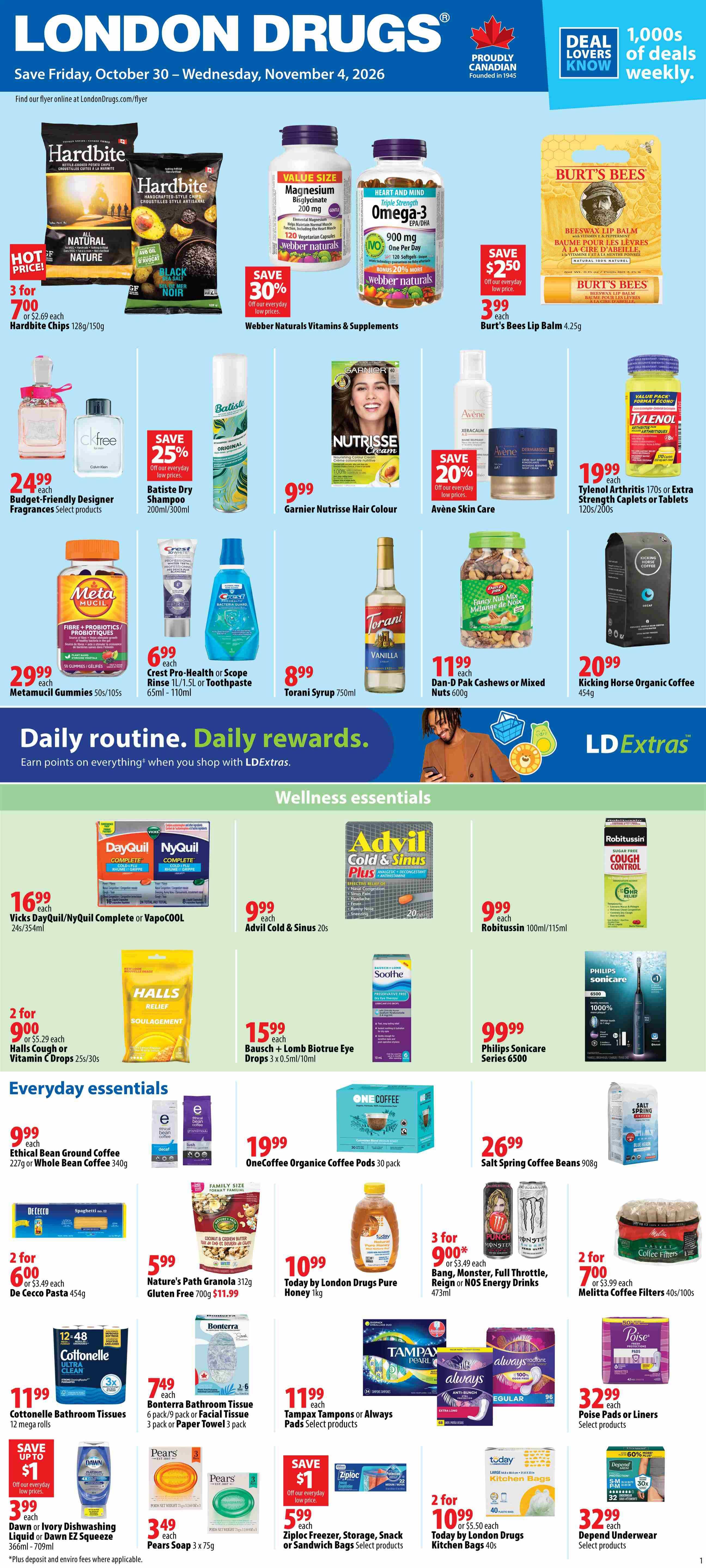 London Drugs Weekly Flyer October 30 to November 4