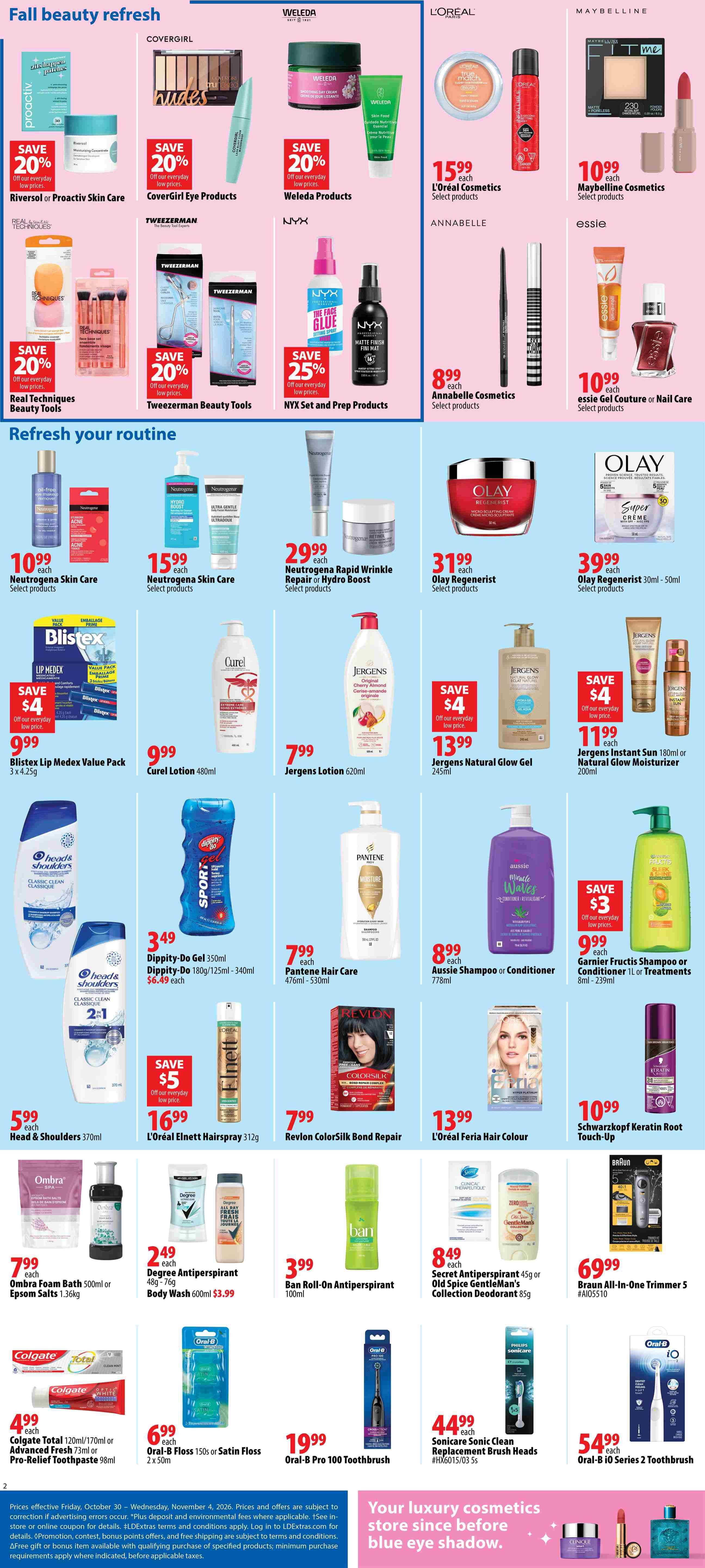 London Drugs Weekly Flyer October 30 to November 4