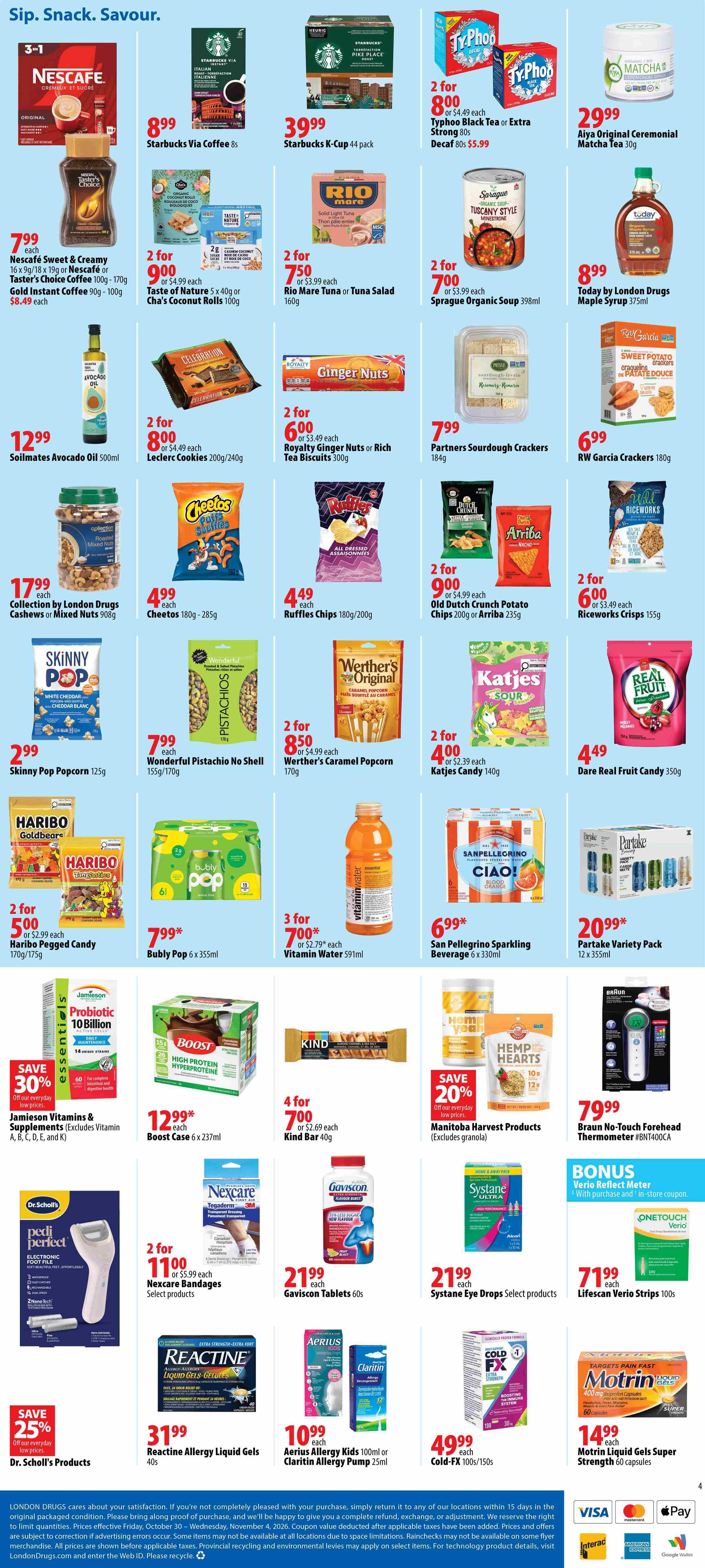 London Drugs Weekly Flyer October 30 to November 4