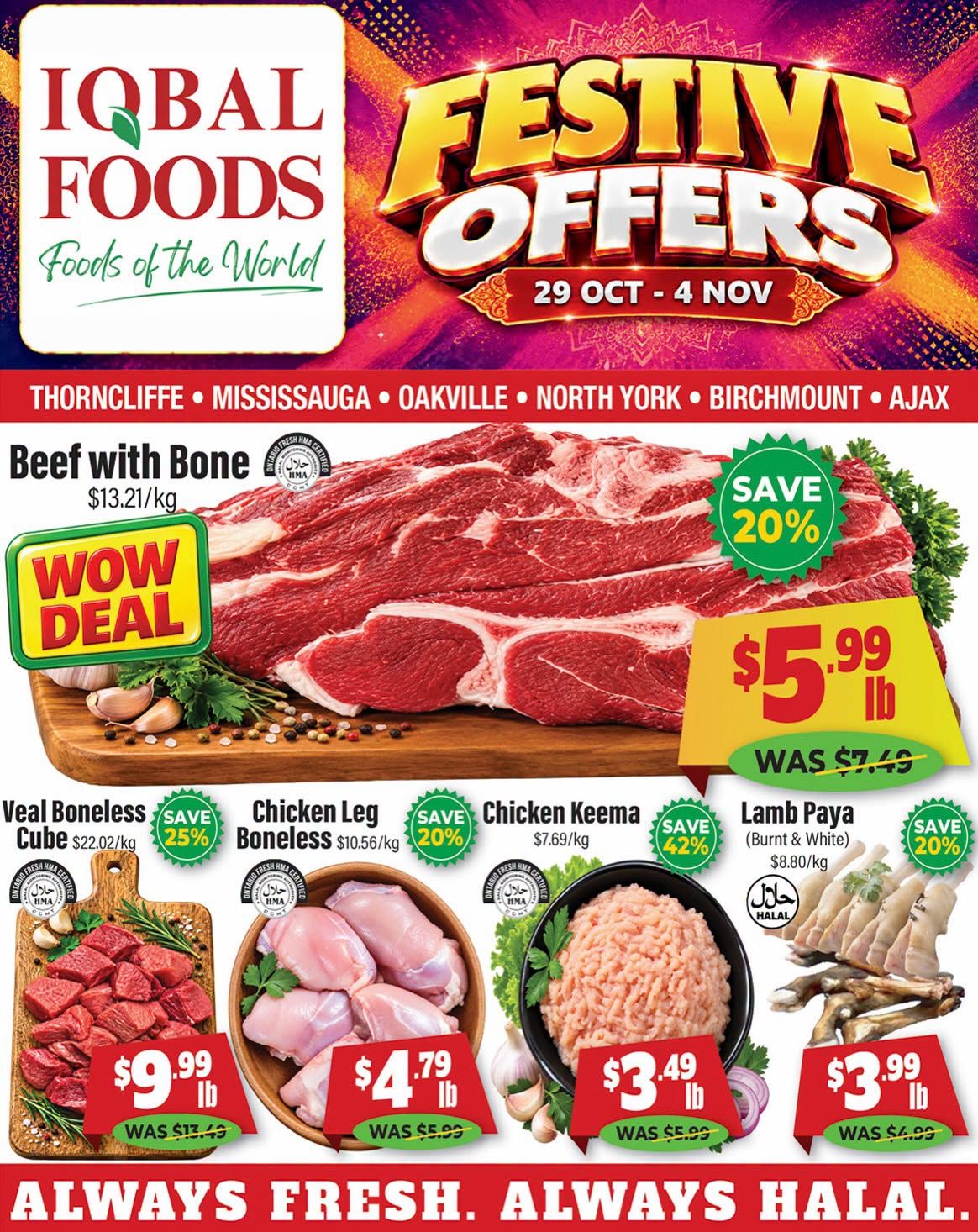 Iqbal Foods Flyer October 29 to November 4