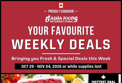 Basha Foods International Flyer October 29 to November 4
