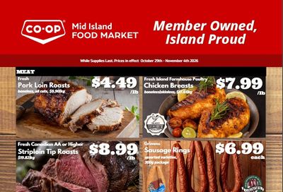 Mid Island Co-Op Flyer October 25 to 31