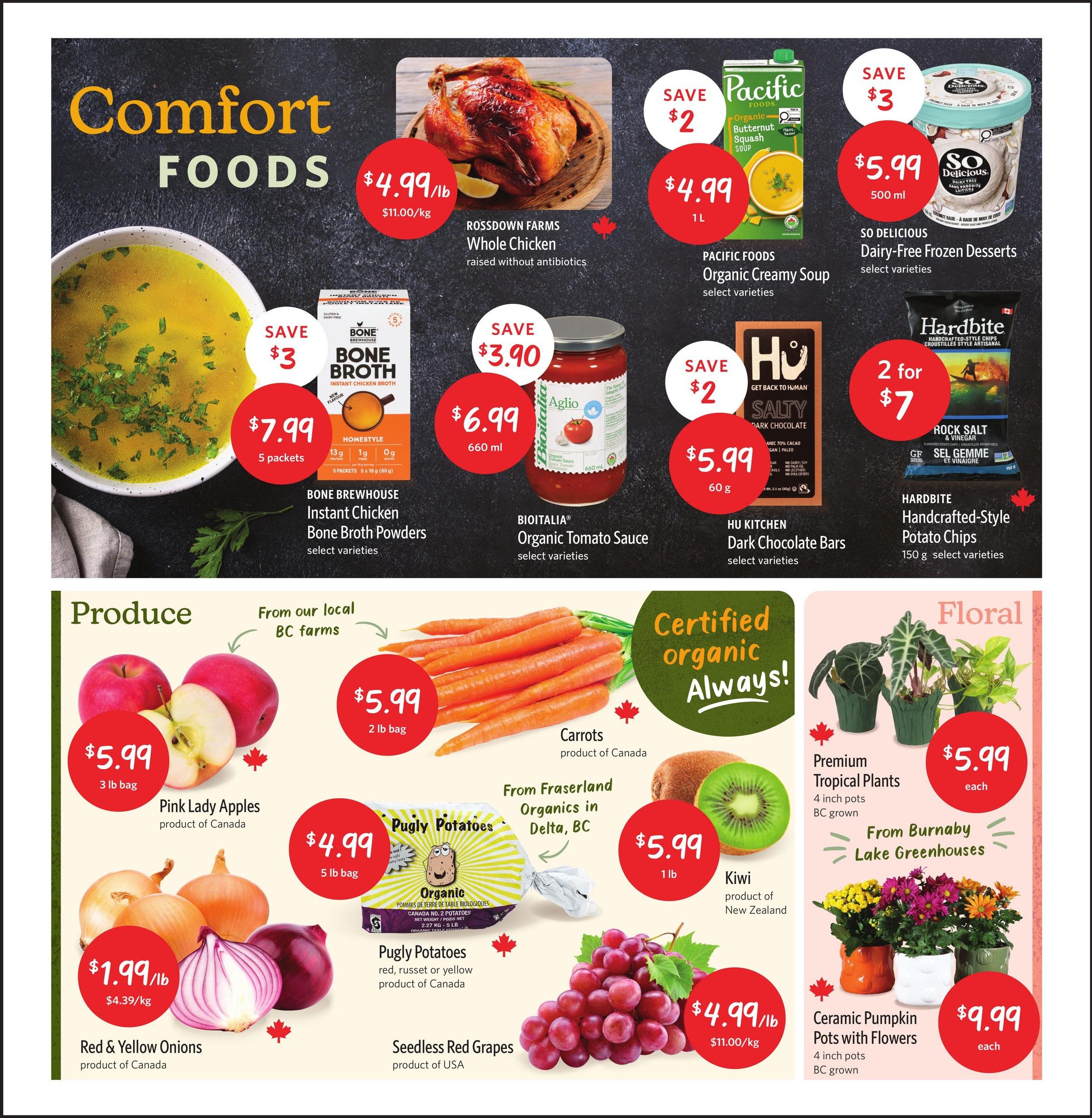 Nature's Fare Markets Flyer October 29 to November 11