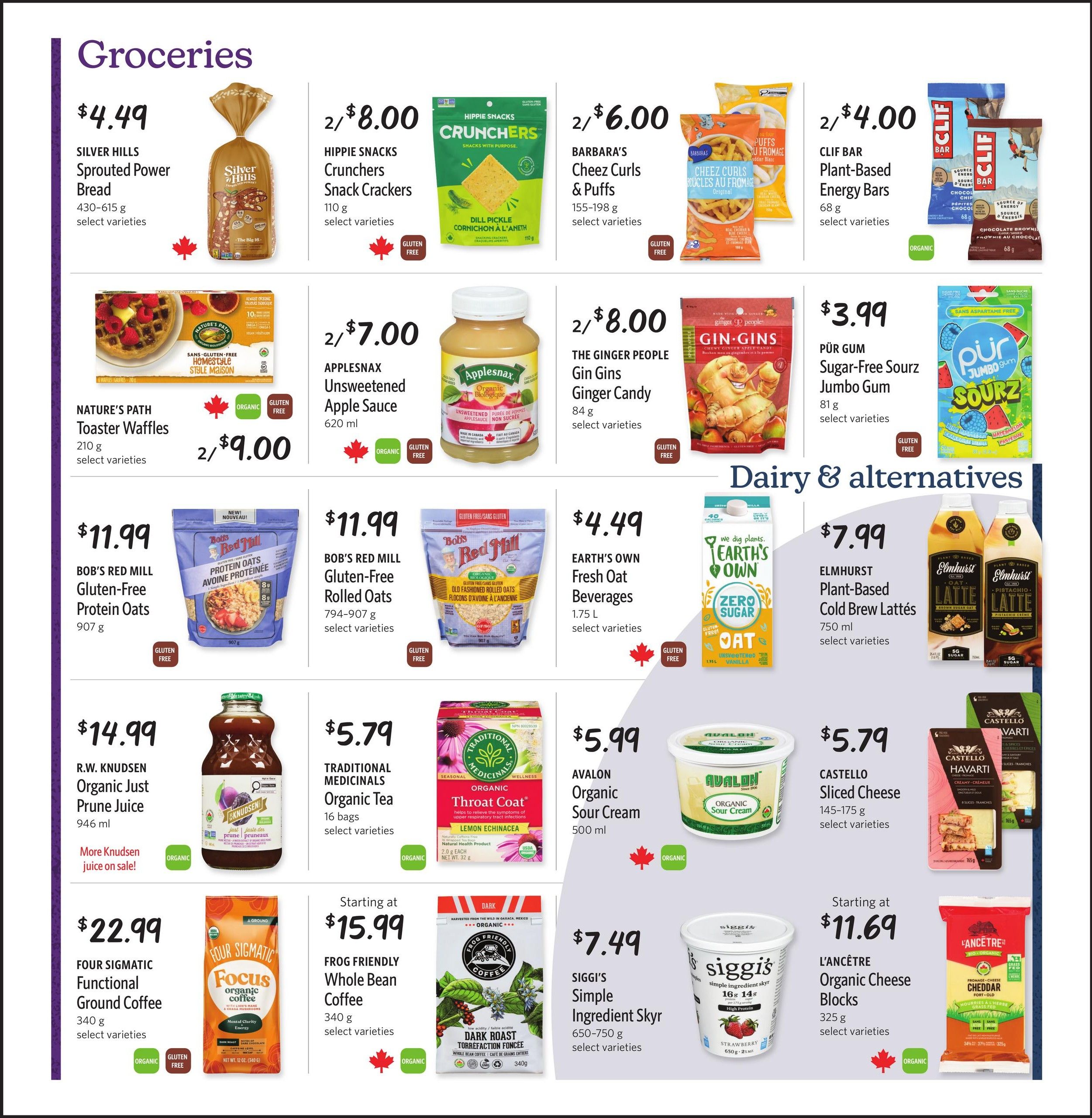 Nature's Fare Markets Flyer October 29 to November 11